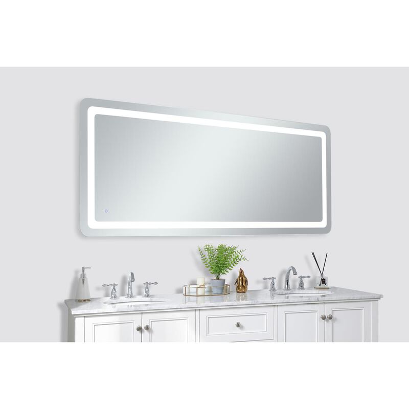 Genesis 72 Inch Tall LED Lighted Mirror by Elegant Decor