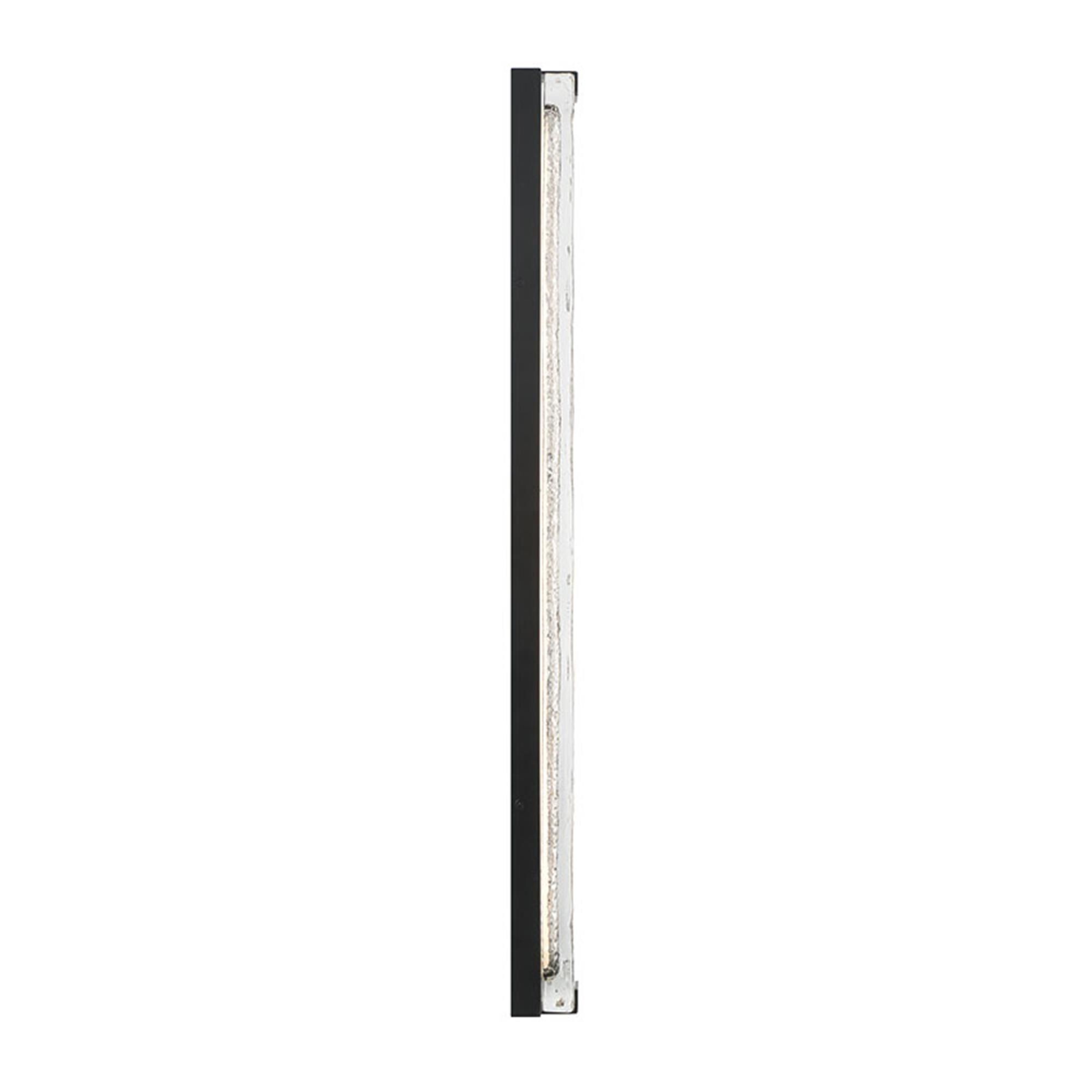 Shown in Matte Black finish and Clear glass