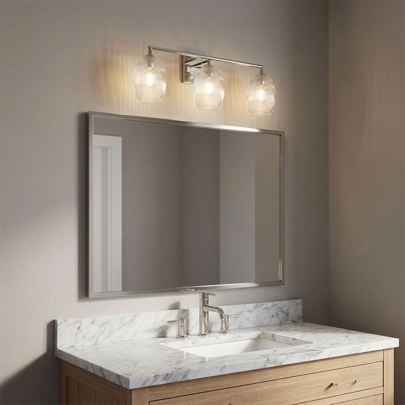 Hable Serafina 27 Inch 3 Light Bath Vanity Light by Visual Comfort Studio