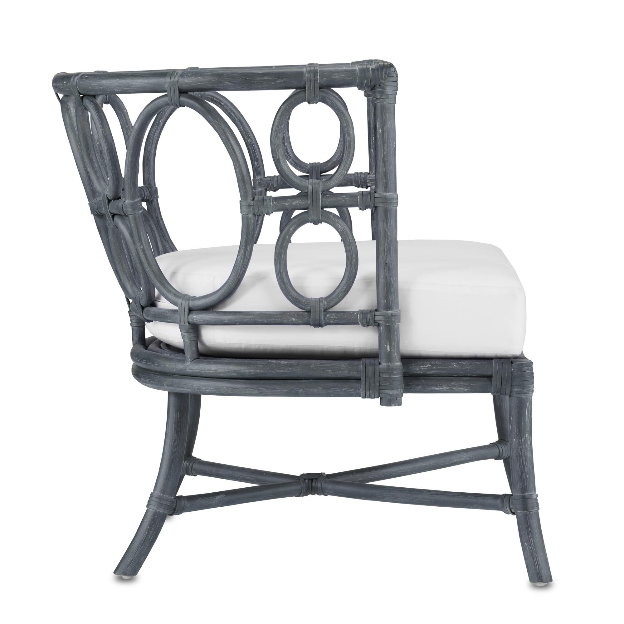 Tegal Muslin Side Chair by Currey and Company