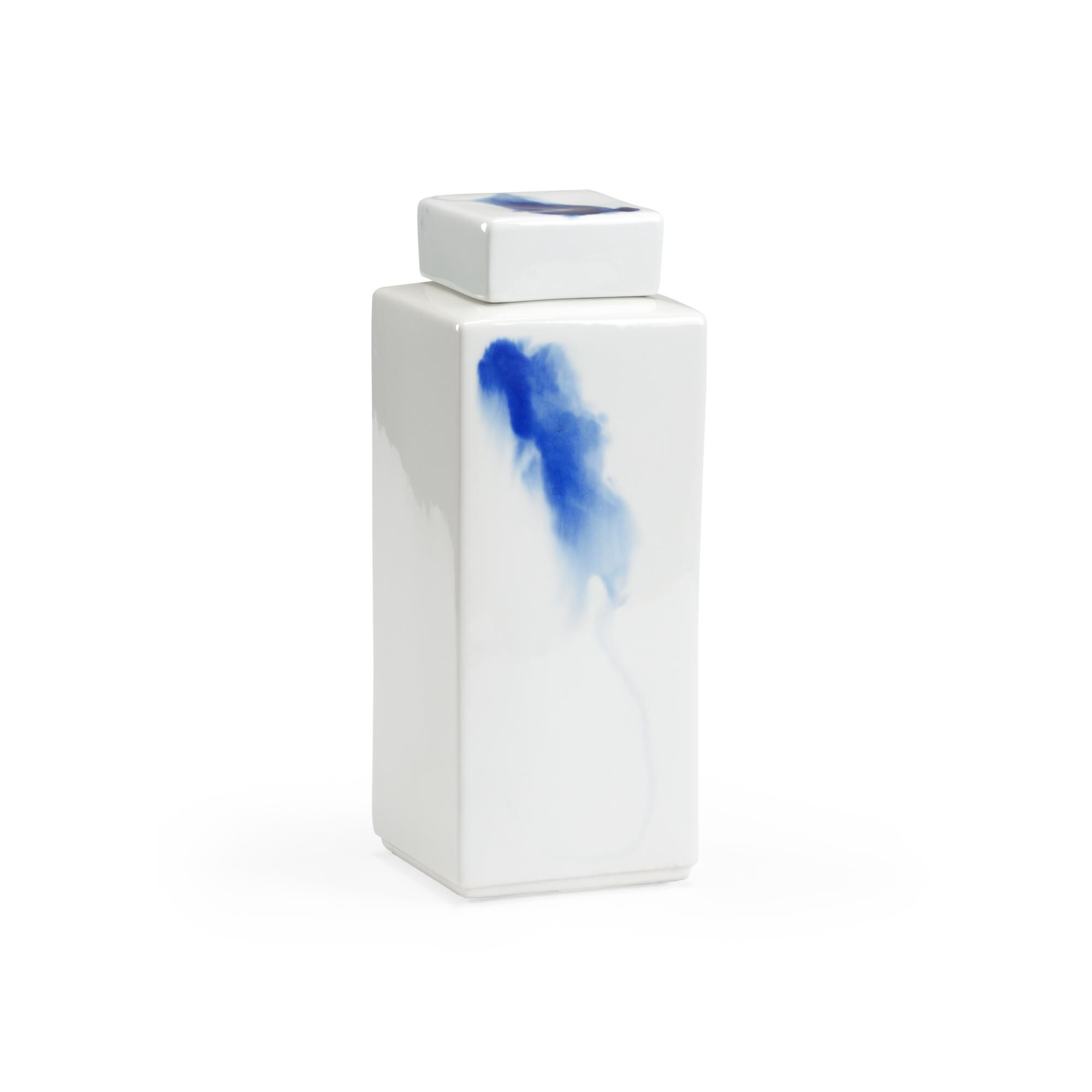 Shown in White-Cobalt Glaze finish