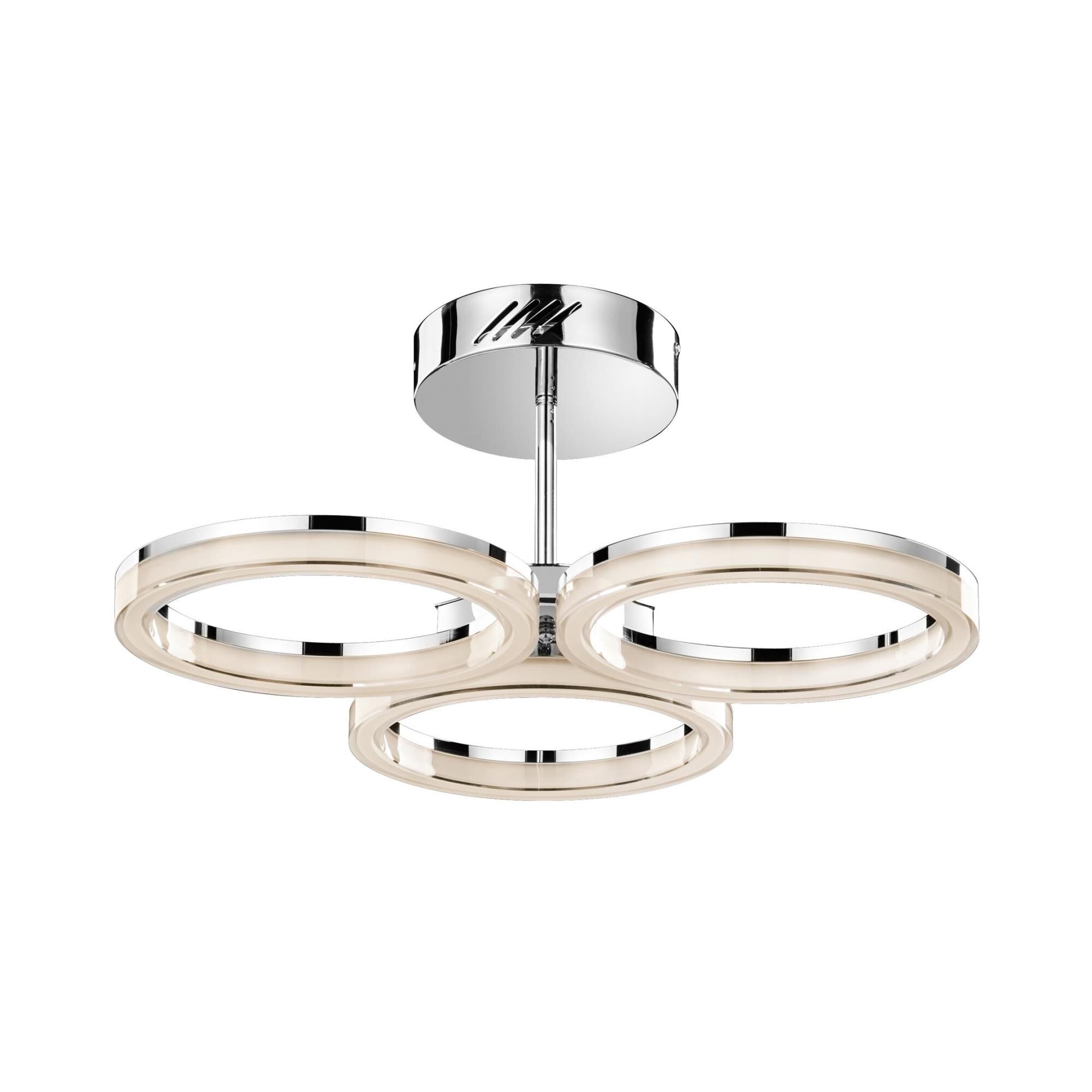 ITHICAN 26 Inch 3 Light LED Semi Flush Mount Capitol Lighting