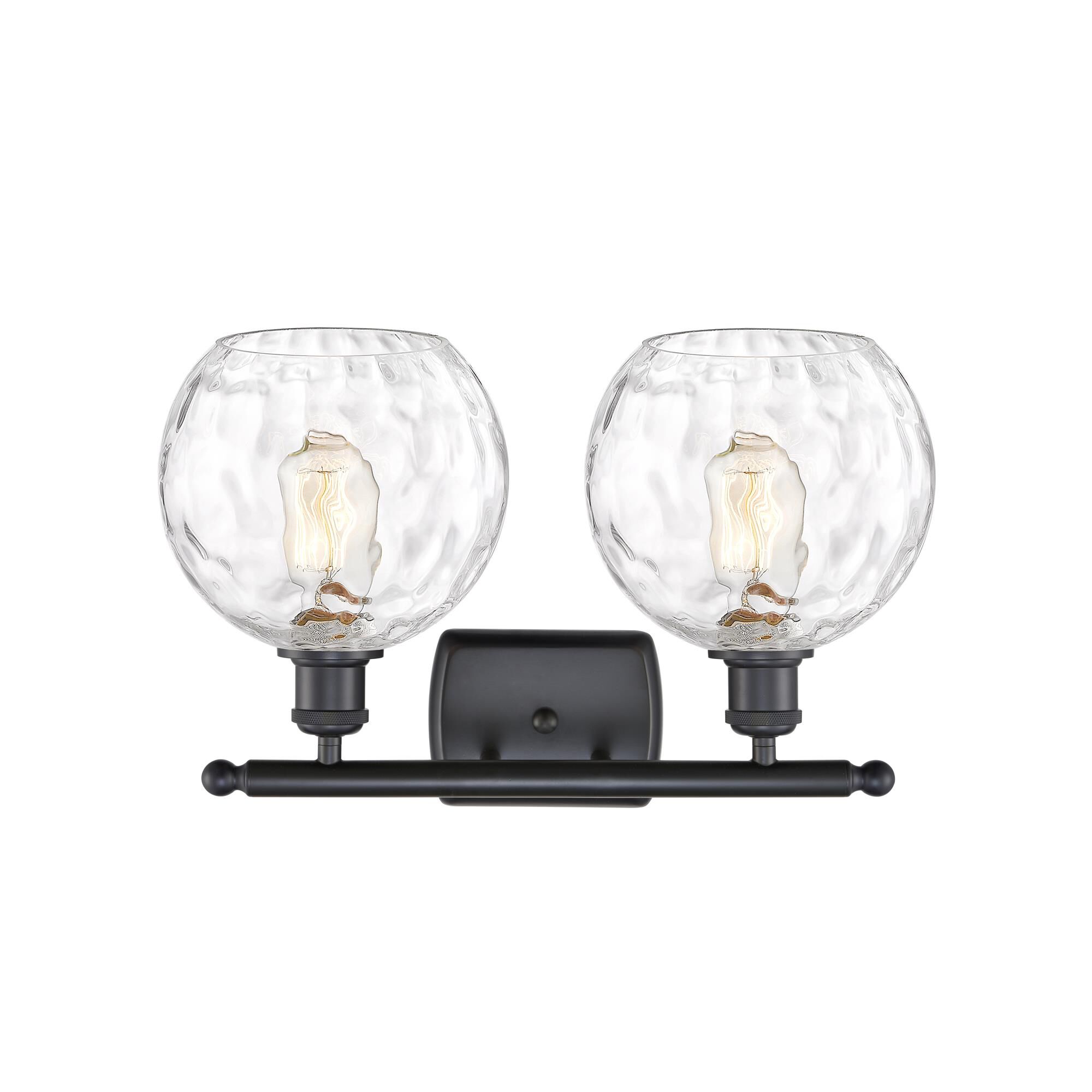 Shown in Matte Black finish and Clear glass