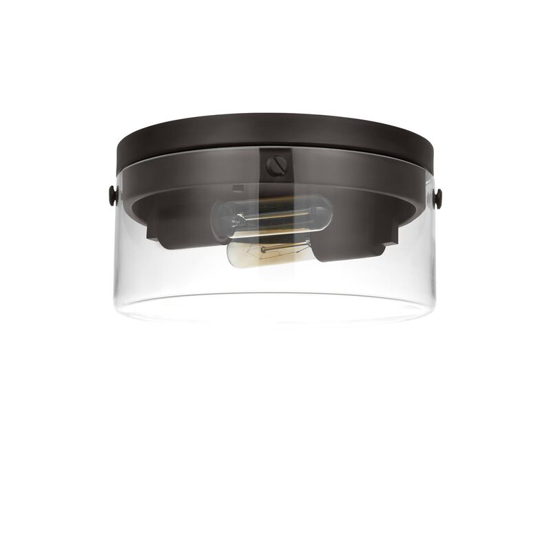 Chapman & Myers Garrett 11 Inch 2 Light Flush Mount by Visual Comfort Studio