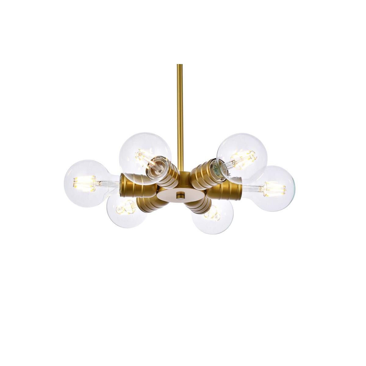 Reyes 8 Inch Mini Pendant by Elegant Lighting