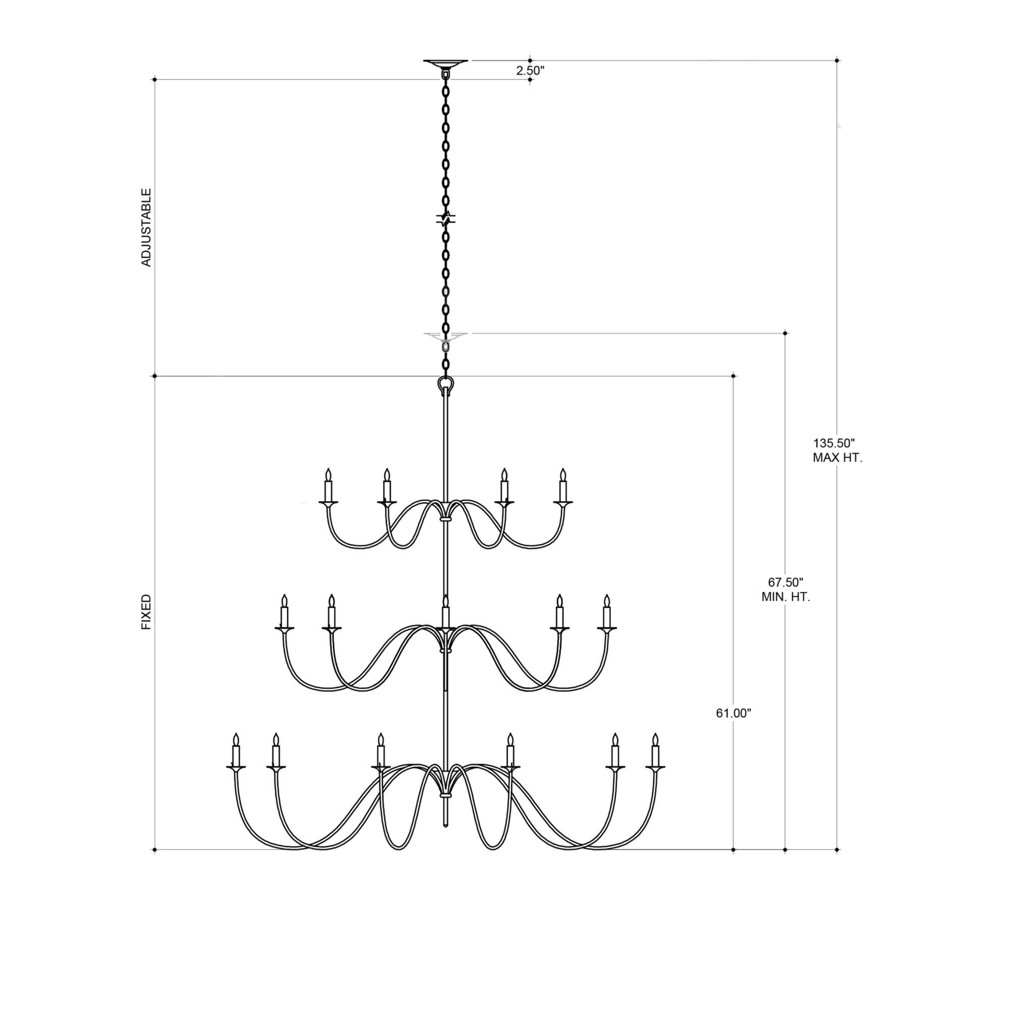 Tirrell 27 Light Chandelier by Currey and Company