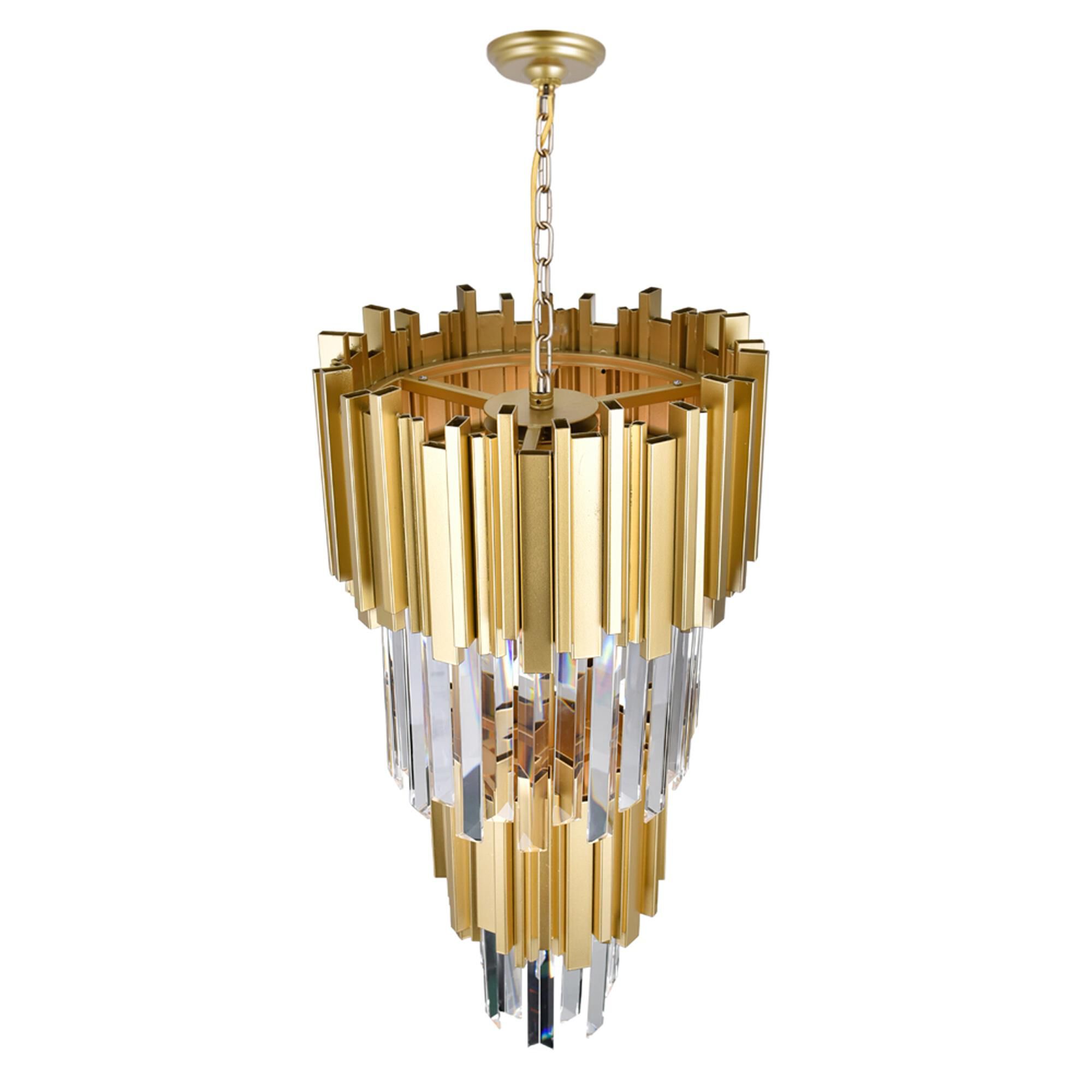 Deco 12 Inch 4 Light Mini Chandelier by CWI Lighting