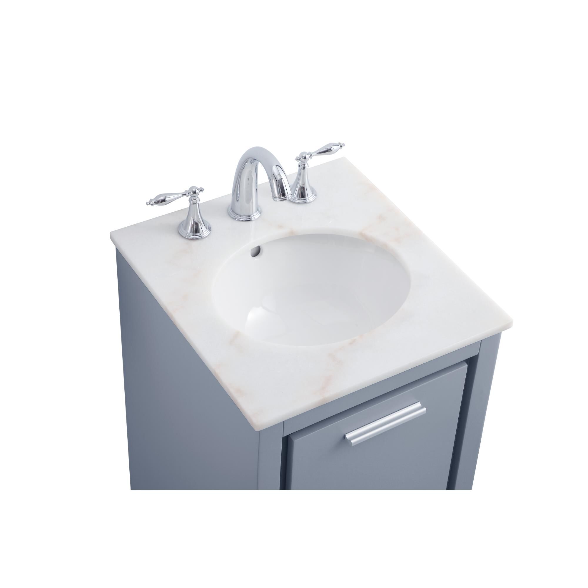 Shown in Grey finish