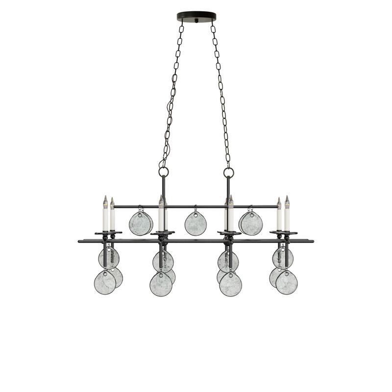 Sethos 42 Inch 8 Light Linear Suspension Light by Currey and Company
