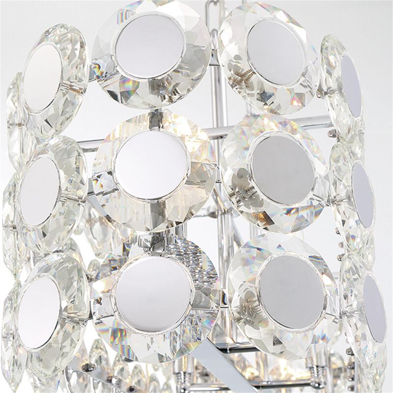 Perrene 40 Inch 8 Light Linear Suspension Light by Eurofase Lighting
