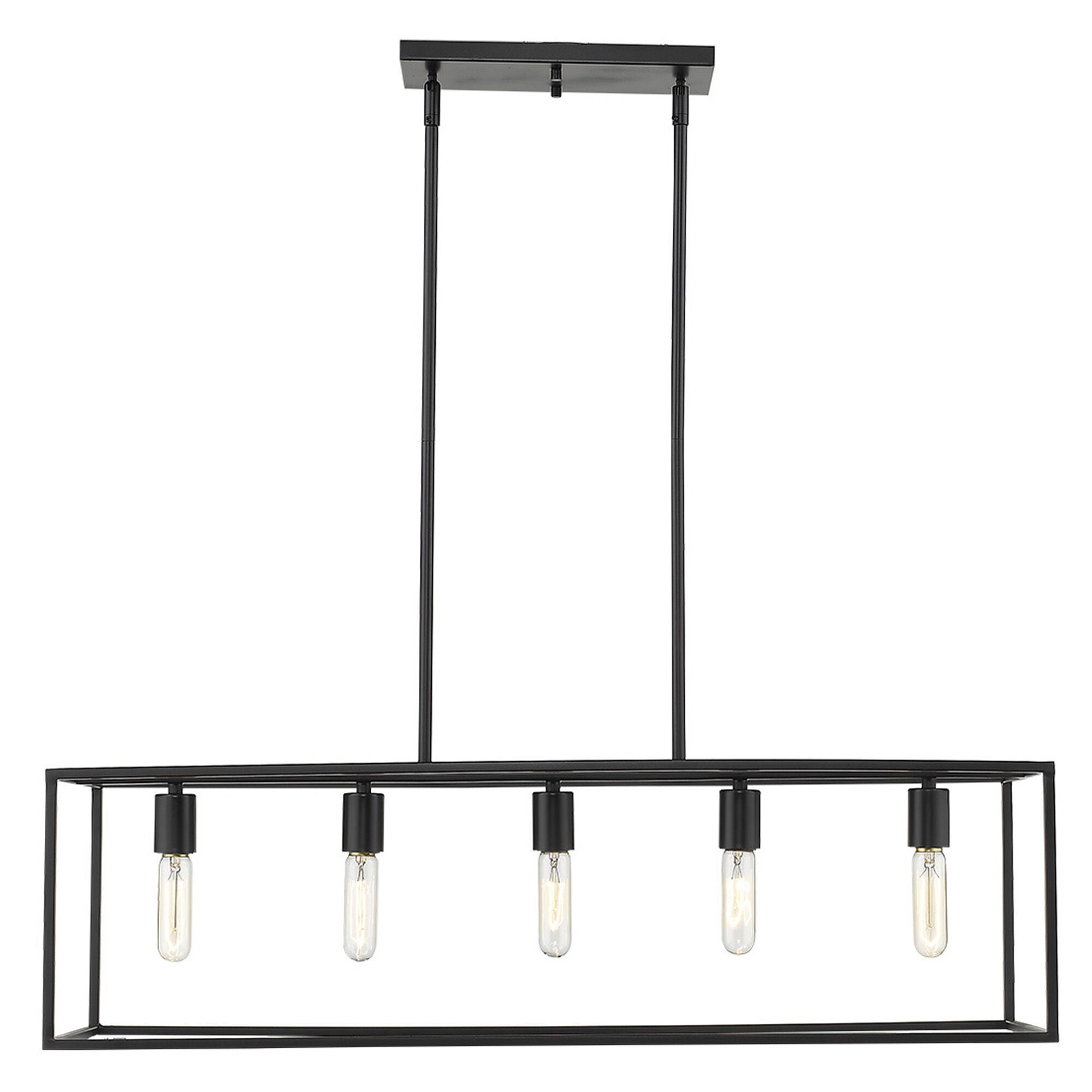 Shown in Matte Black finish and -- glass and -- shade