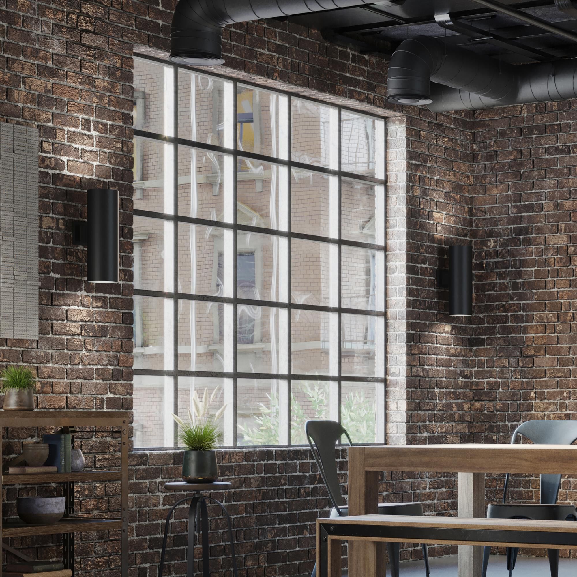 Cylinder 6 Inch 1 Light Outdoor Flush Mount by Progress Lighting