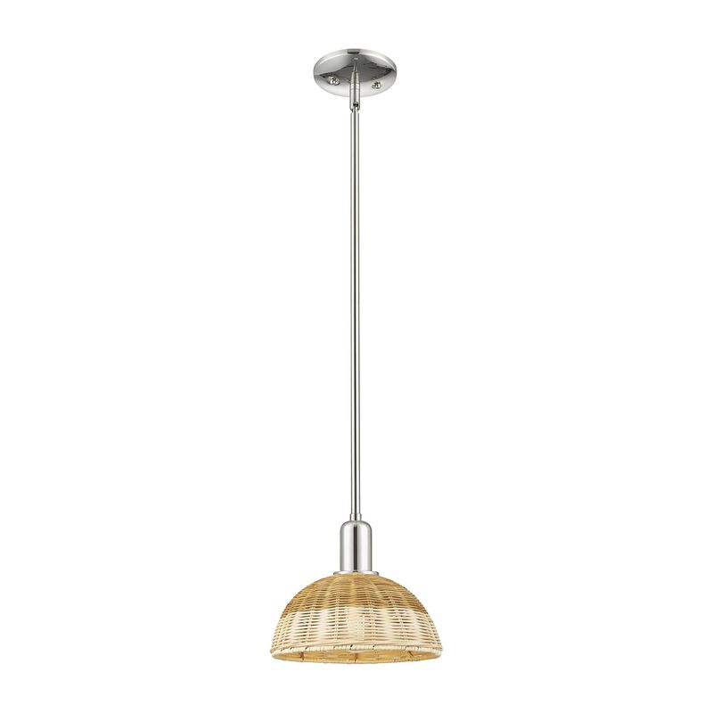 Bruno Marashlian Natural Ballston Dome 9 Inch Mini Pendant by Innovations Lighting
