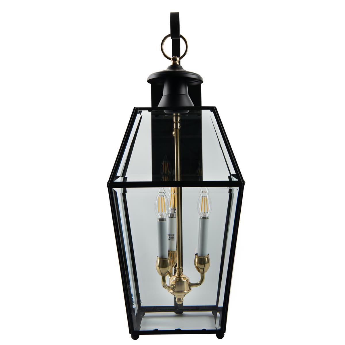 Olde 28 Inch Tall 3 Light Outdoor Wall Light by Norwell