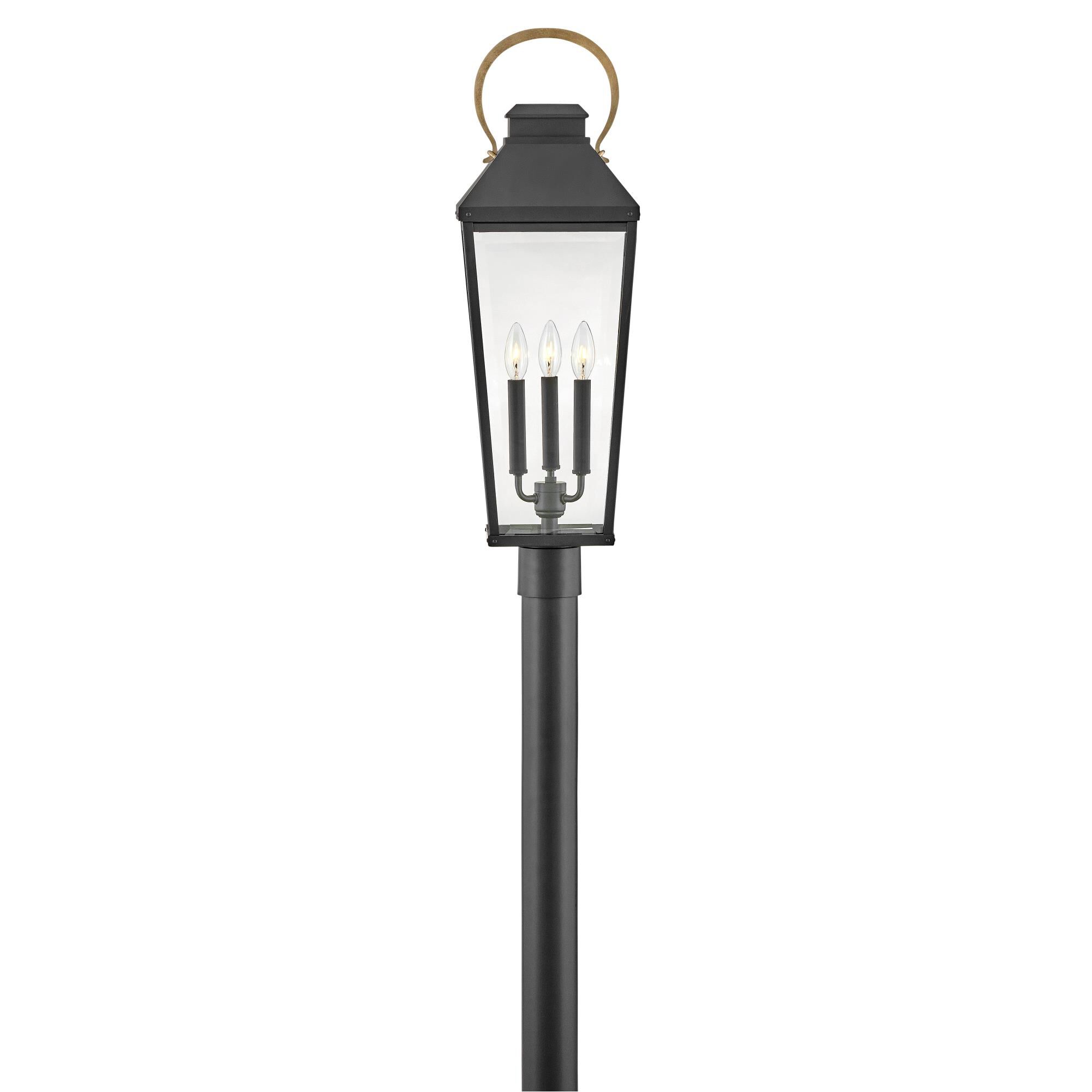 Dawson 29 Inch Tall 3 Light LED Outdoor Post Lamp by Hinkley Lighting