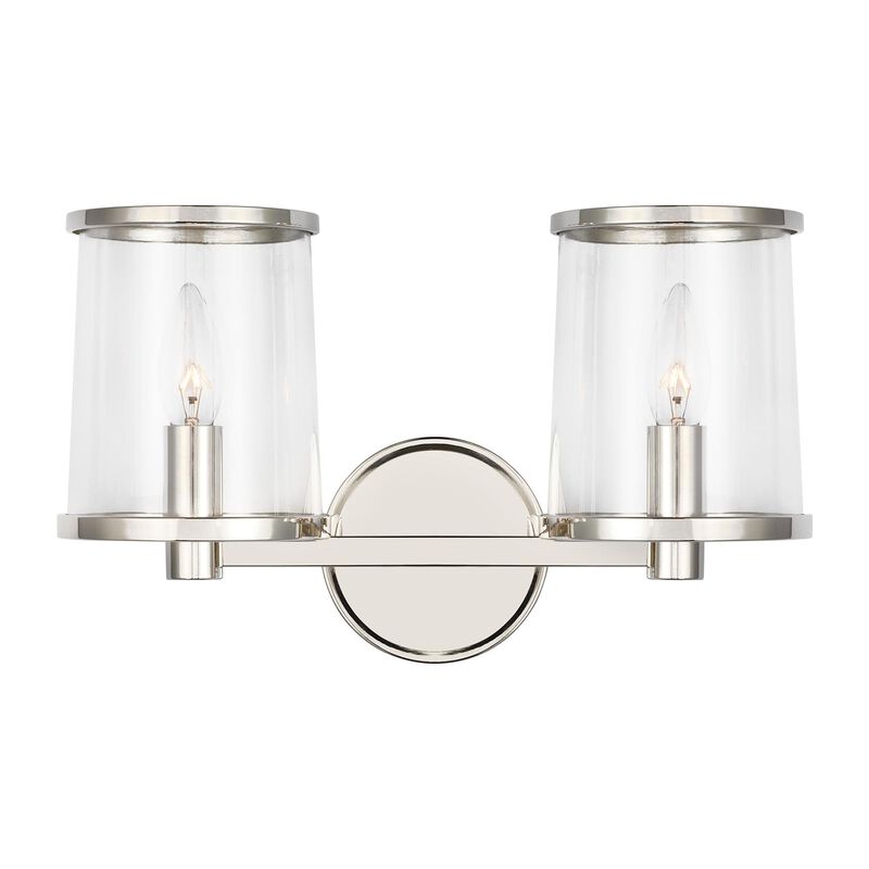Lauren Ralph Lauren Reynolds 15 Inch 2 Light Bath Vanity Light by Visual Comfort Studio