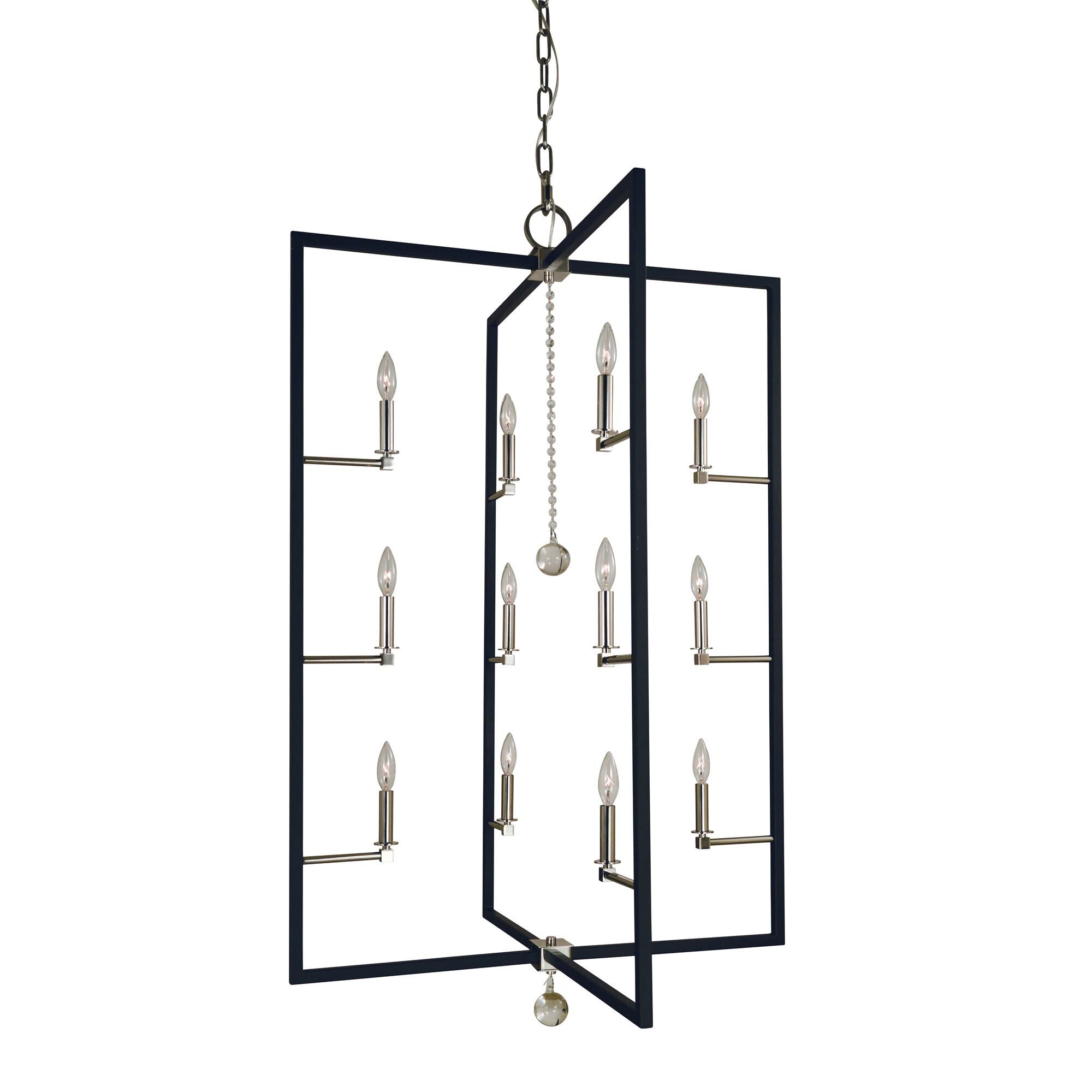 Minimalist Elegant 32 Inch Cage Pendant by Framburg