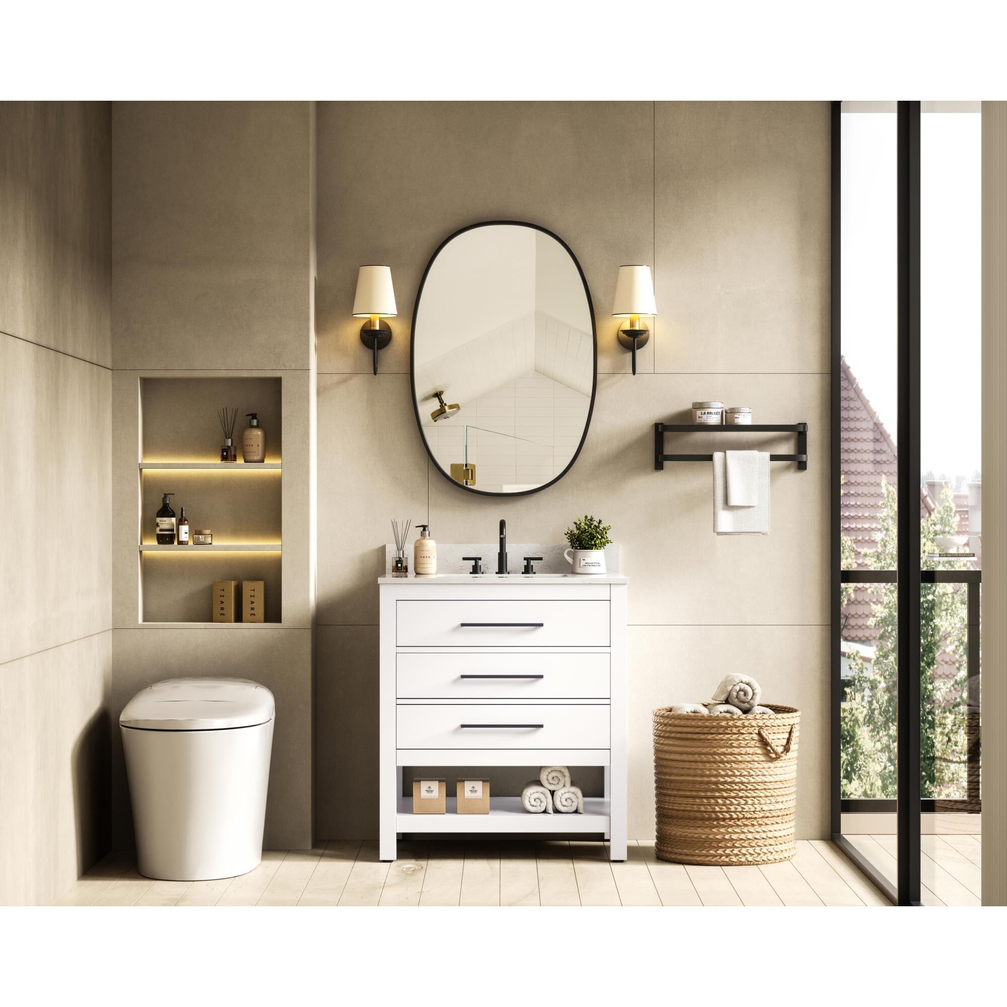 Karson 30 Inch Bath Vanity by Elegant Dcor