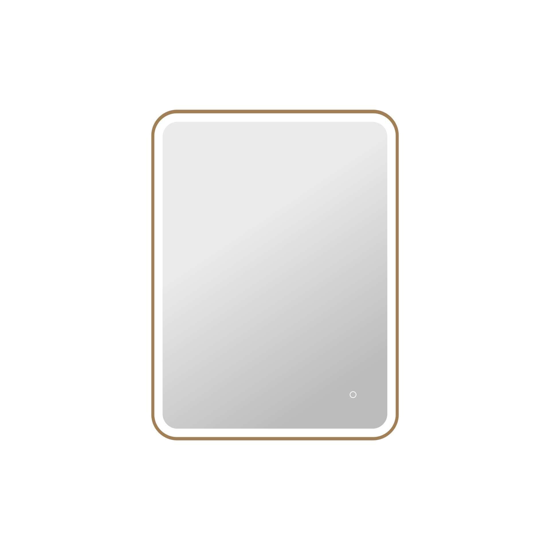 Harmoni 40 Inch Rectangular LED Lighted Mirror by Elegant Decor