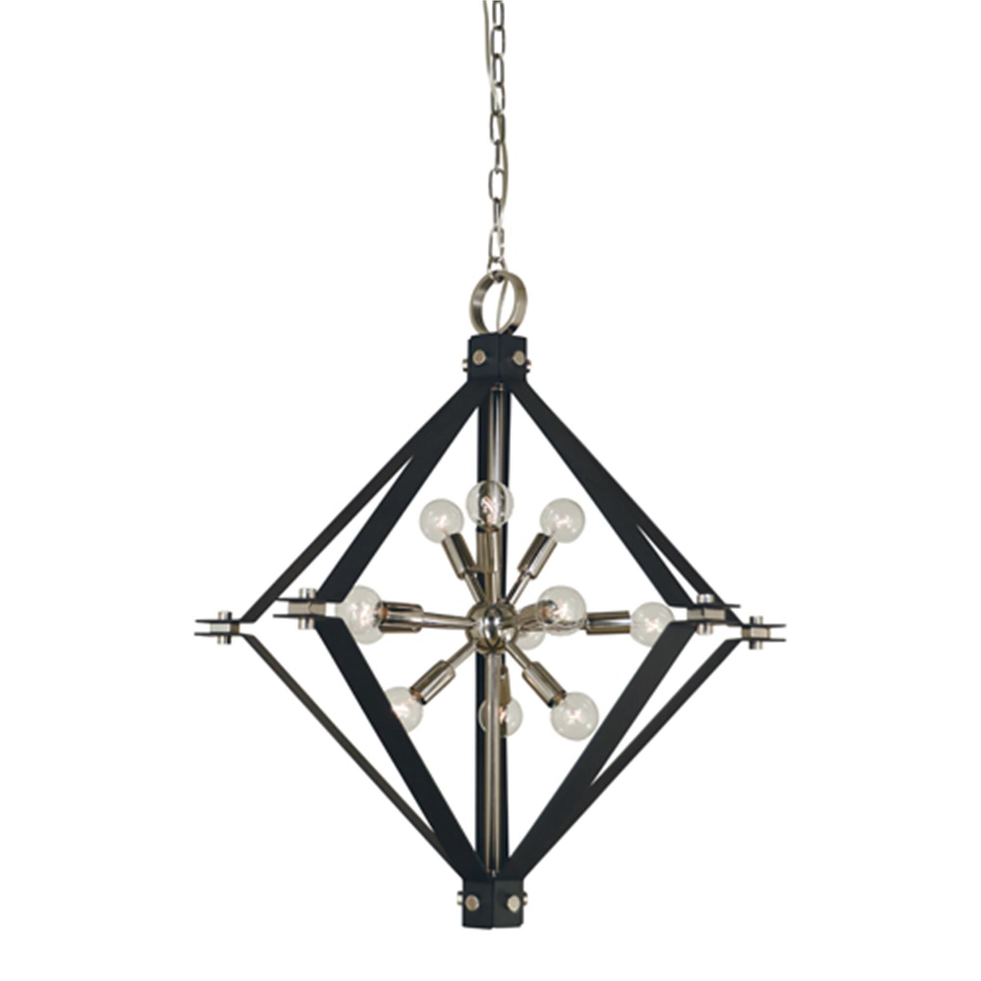 Shown in Polished Nickelwith Matte Black finish