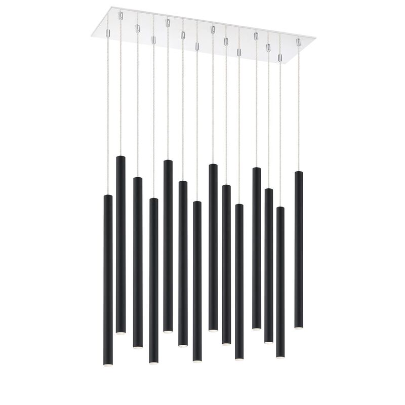 Forest 32 Inch 14 Light LED Linear Suspension Light by Z-Lite