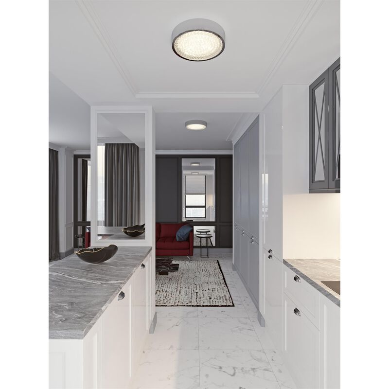 Diamonds 13 Inch 1 Light LED Flush Mount by AFX Lighting