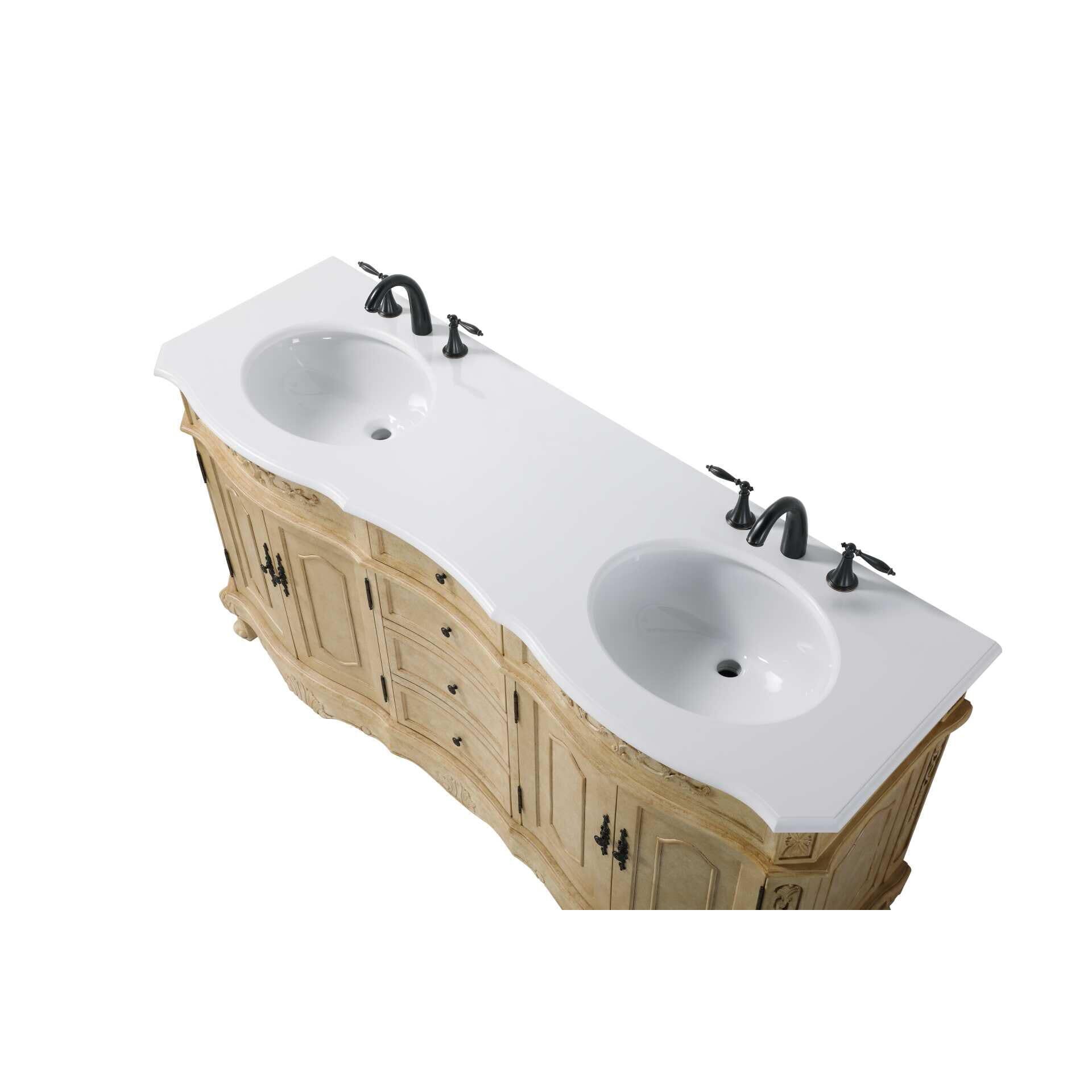 Shown in Antique Beige finish