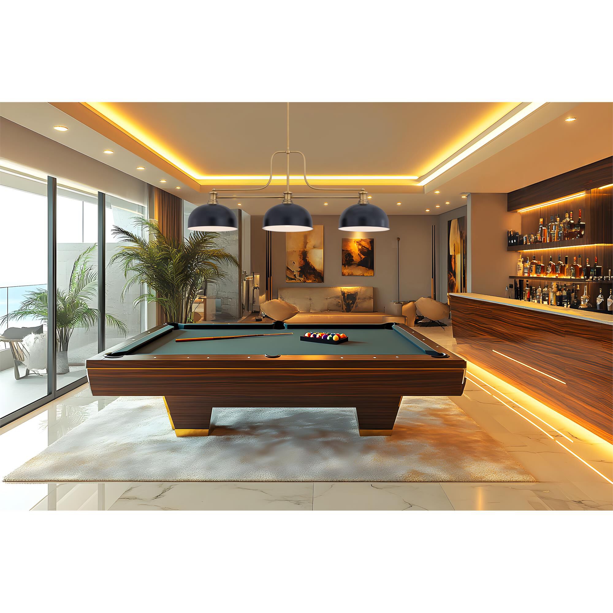 Melange 52 Inch Billiard Light,