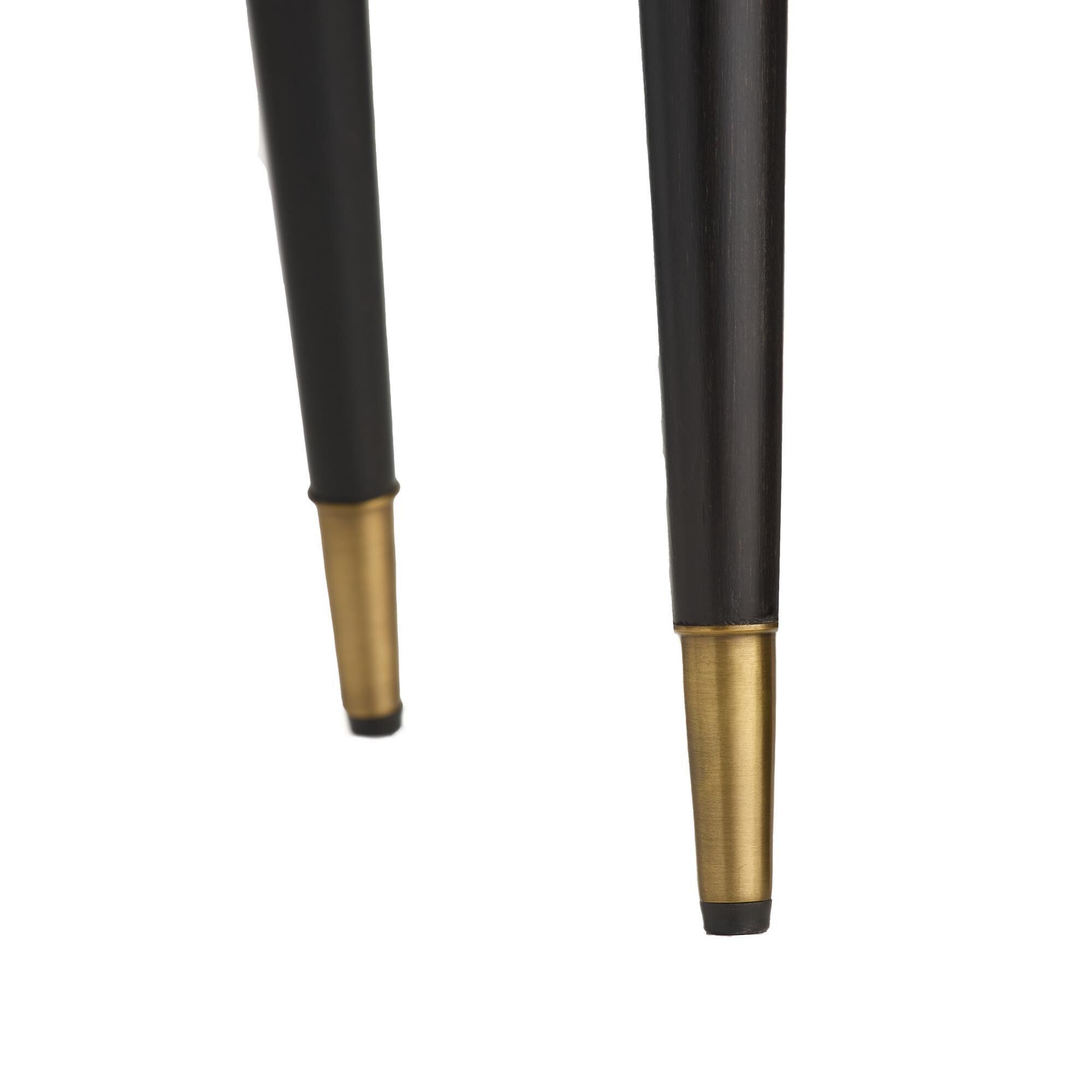 Shown in Morel finish and Antique Brass accent