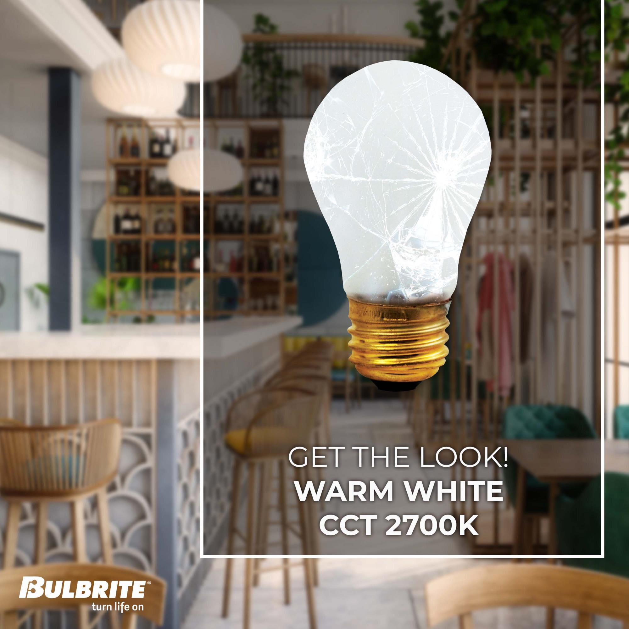 40 Watt 2700K A15 Incandescent Light Bulb by Bulbrite