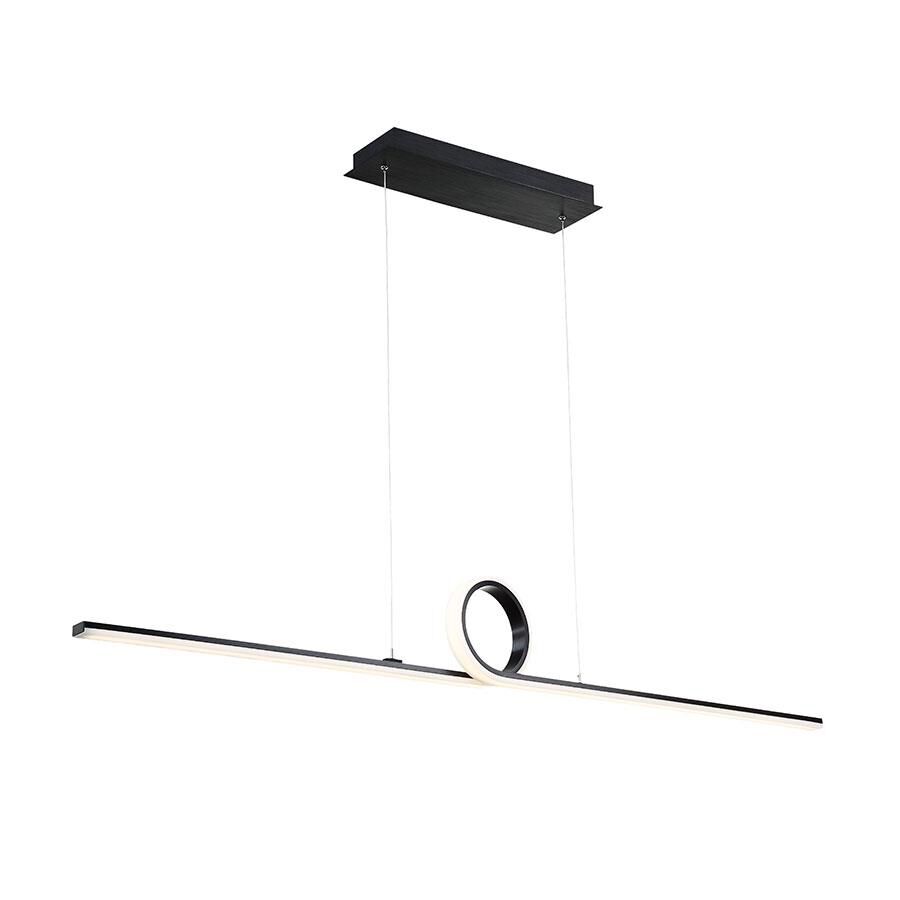 Loophole 52 Inch 1 Light LED Linear Suspension Light by dweLED
