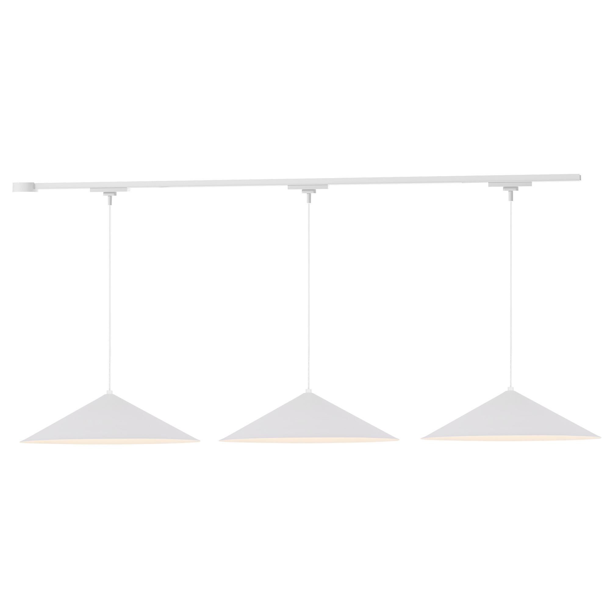 Shown in White finish and Frosted Acrylic Diffuser glass