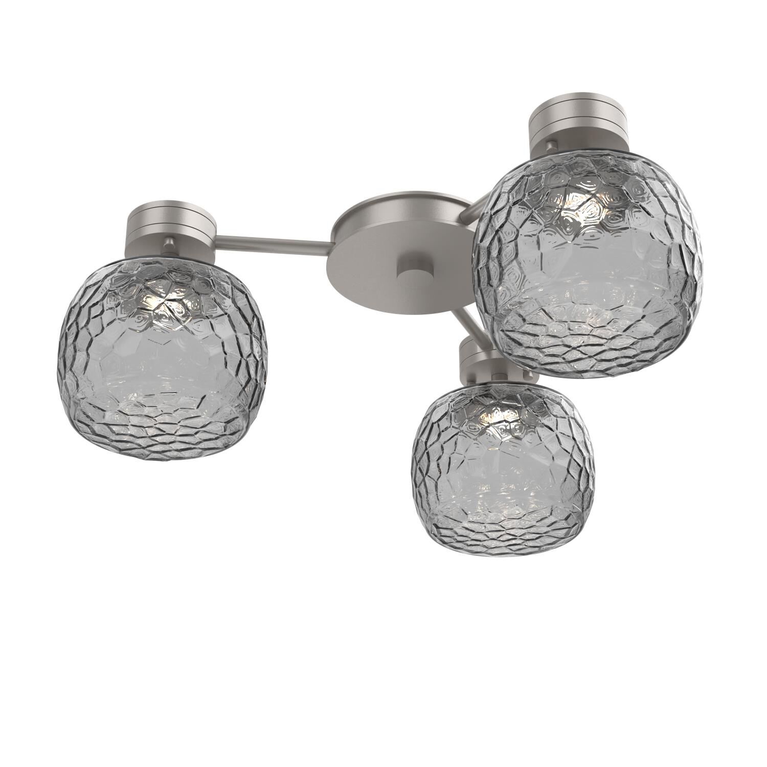 Shown in Beige Silver finish and Smoke glass