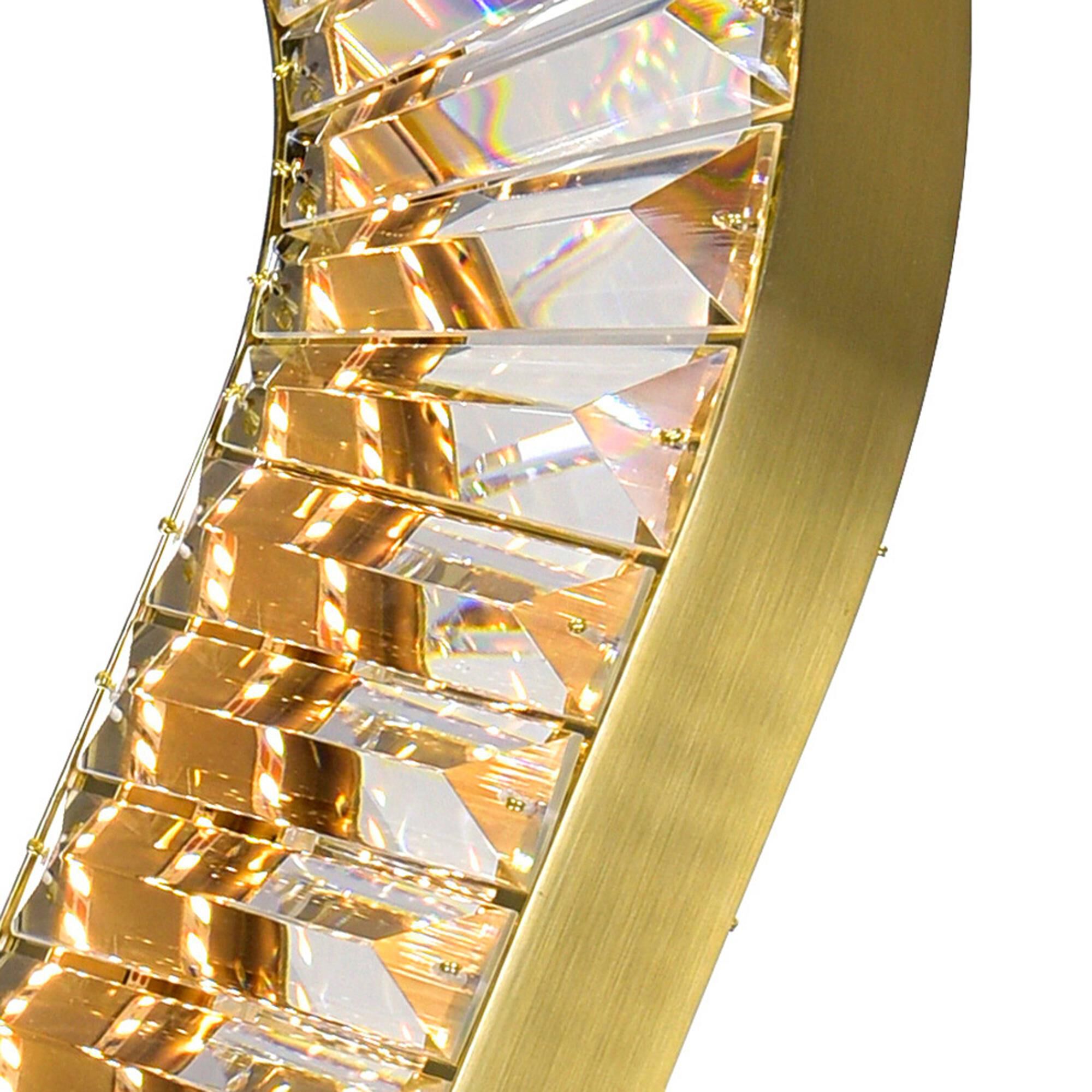 Shown in Brass finish