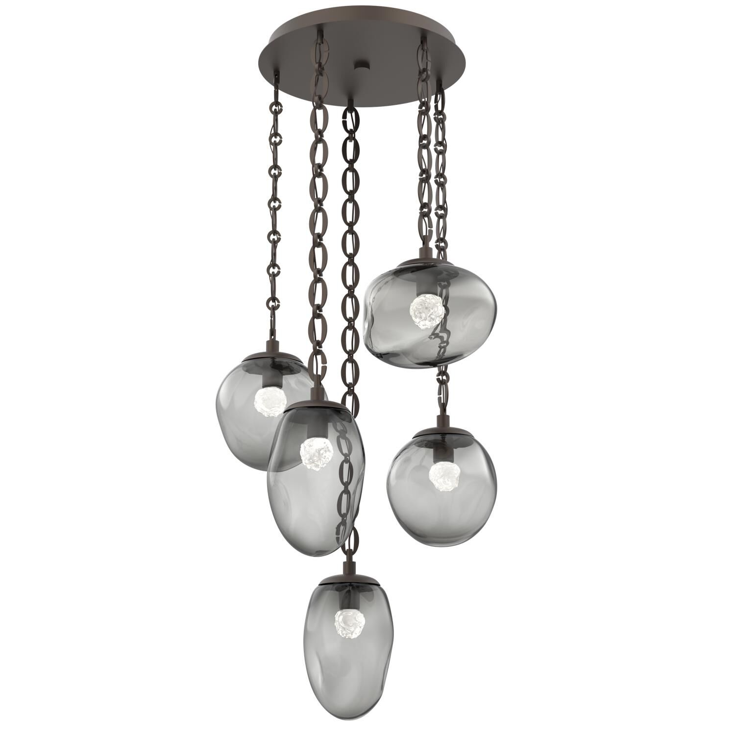 Levi Wilson Cosmos Led 24 Inch Multi Light Pendant by Hammerton Studio