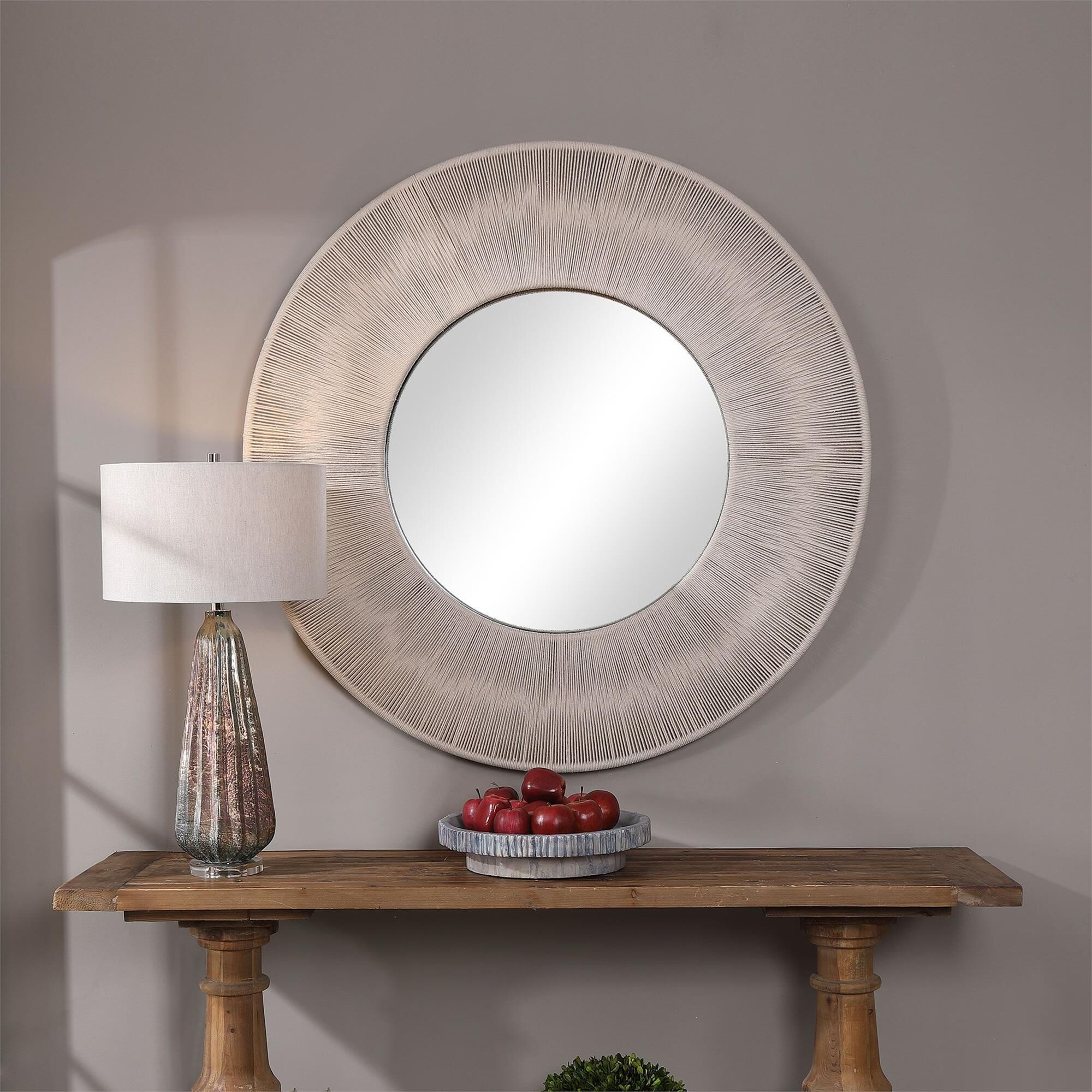 Uttermost Sailor's Knot Round Mirror by Uttermost