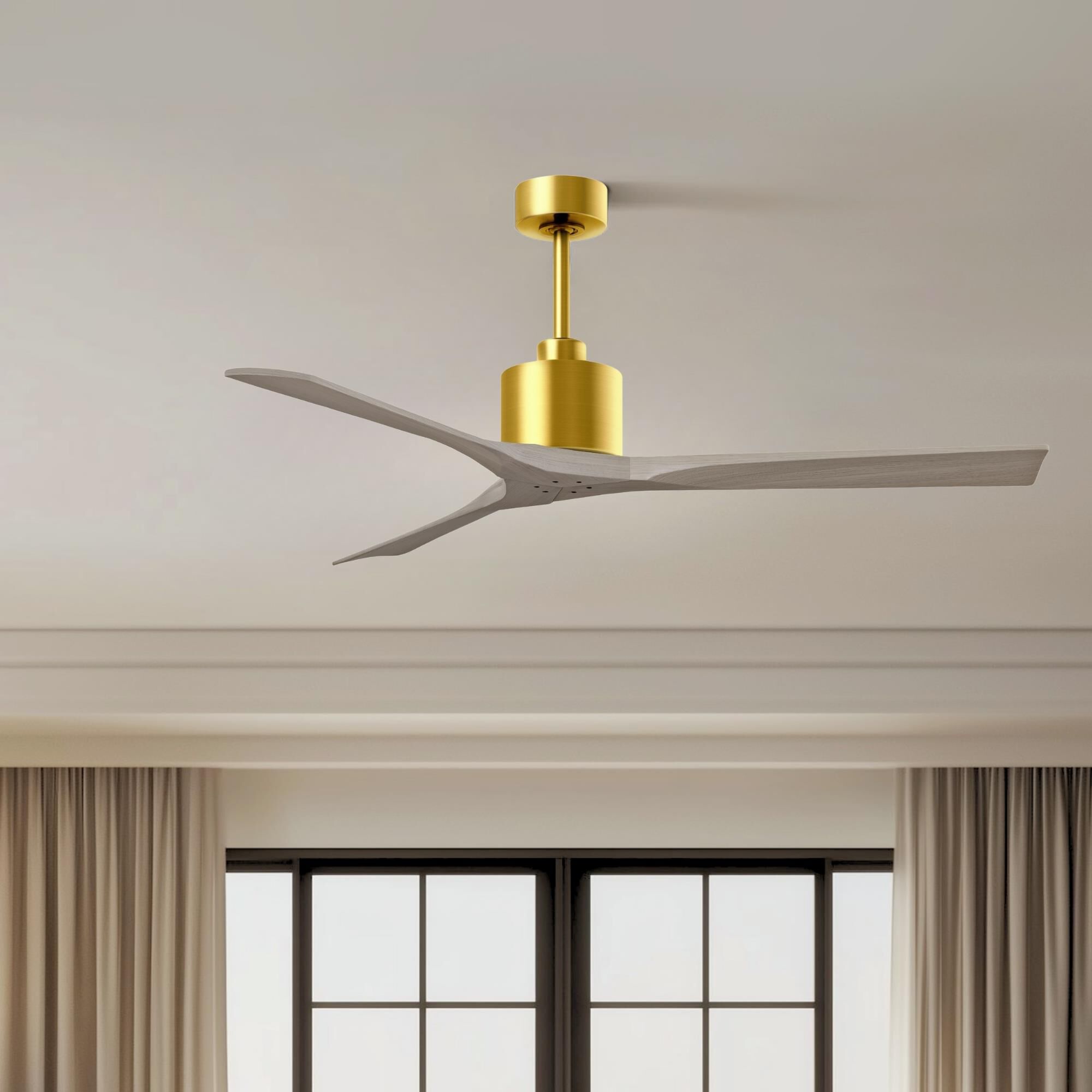 Shown in Brushed Brass finish