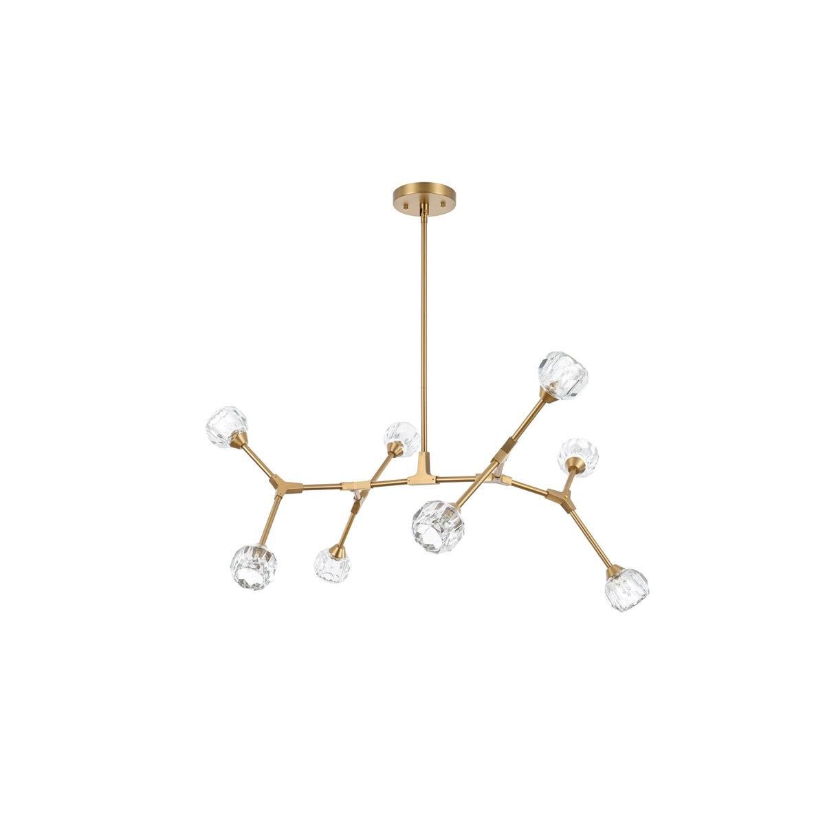 Zayne 45 Inch LED Large Pendant by Elegant Lighting