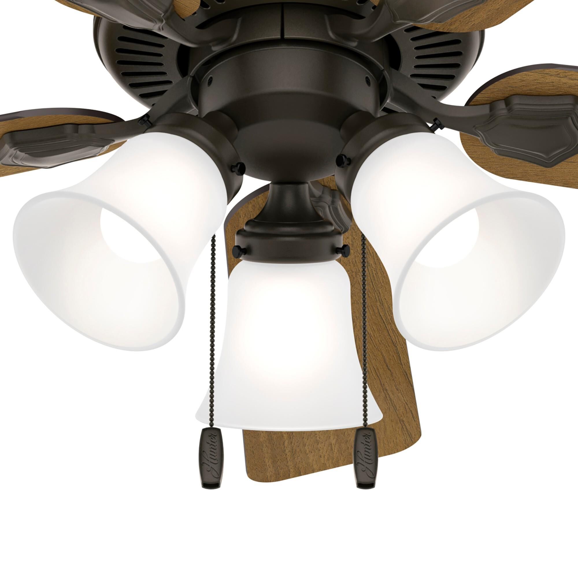 Swanson 44 Inch Ceiling Fan with Light Kit by Hunter Fan