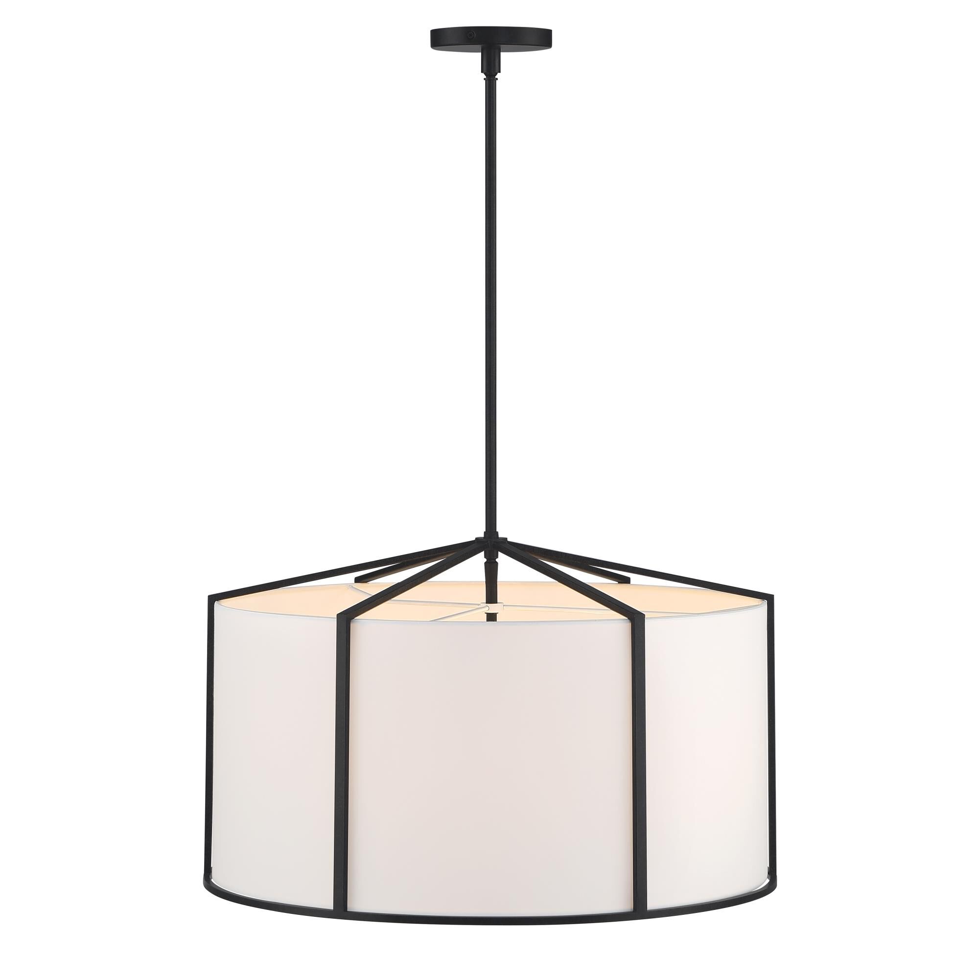 Carlyn 24 Inch 6 Light Chandelier by Crystorama