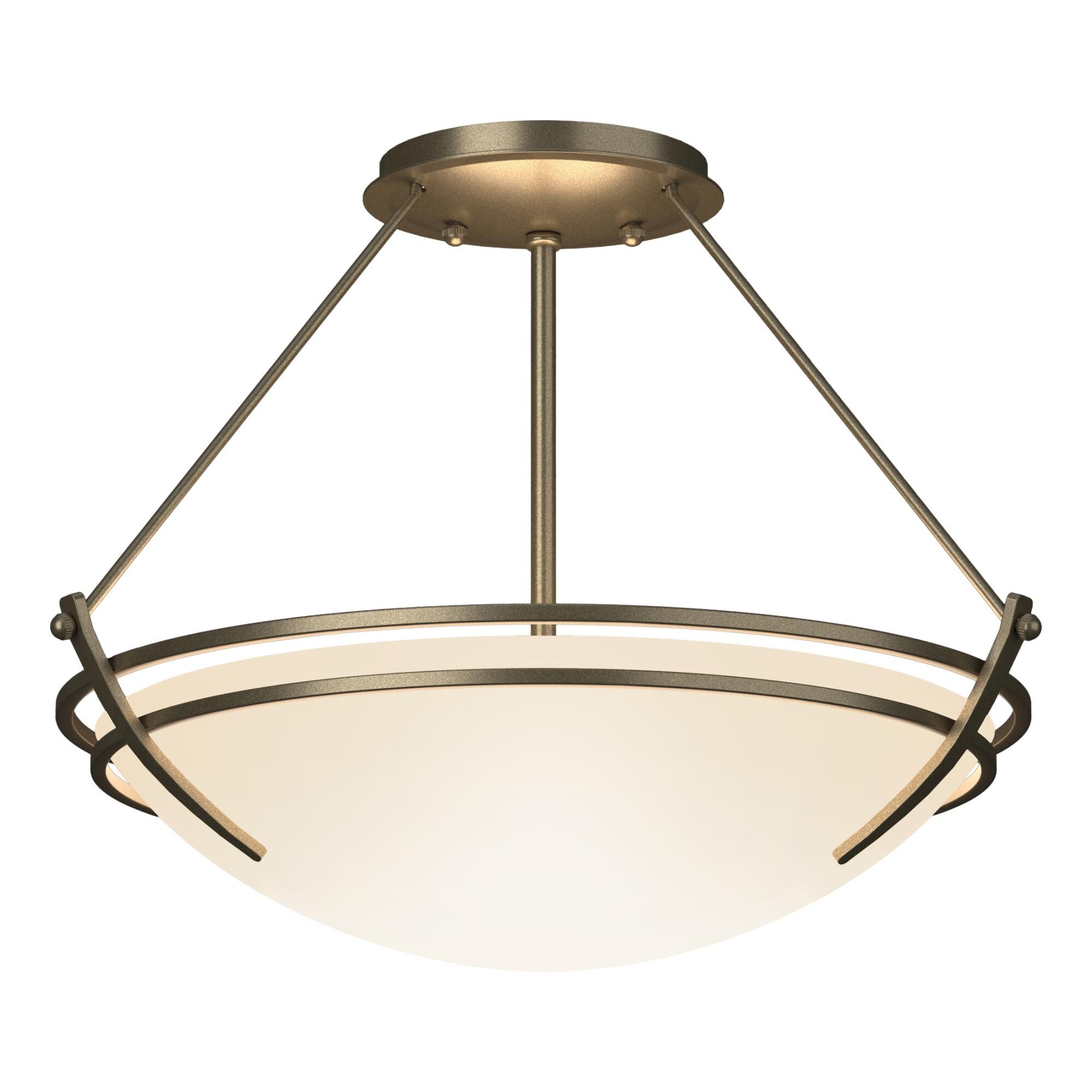 Presidio Tryne 16 Inch 2 Light Semi Flush Mount by Hubbardton Forge