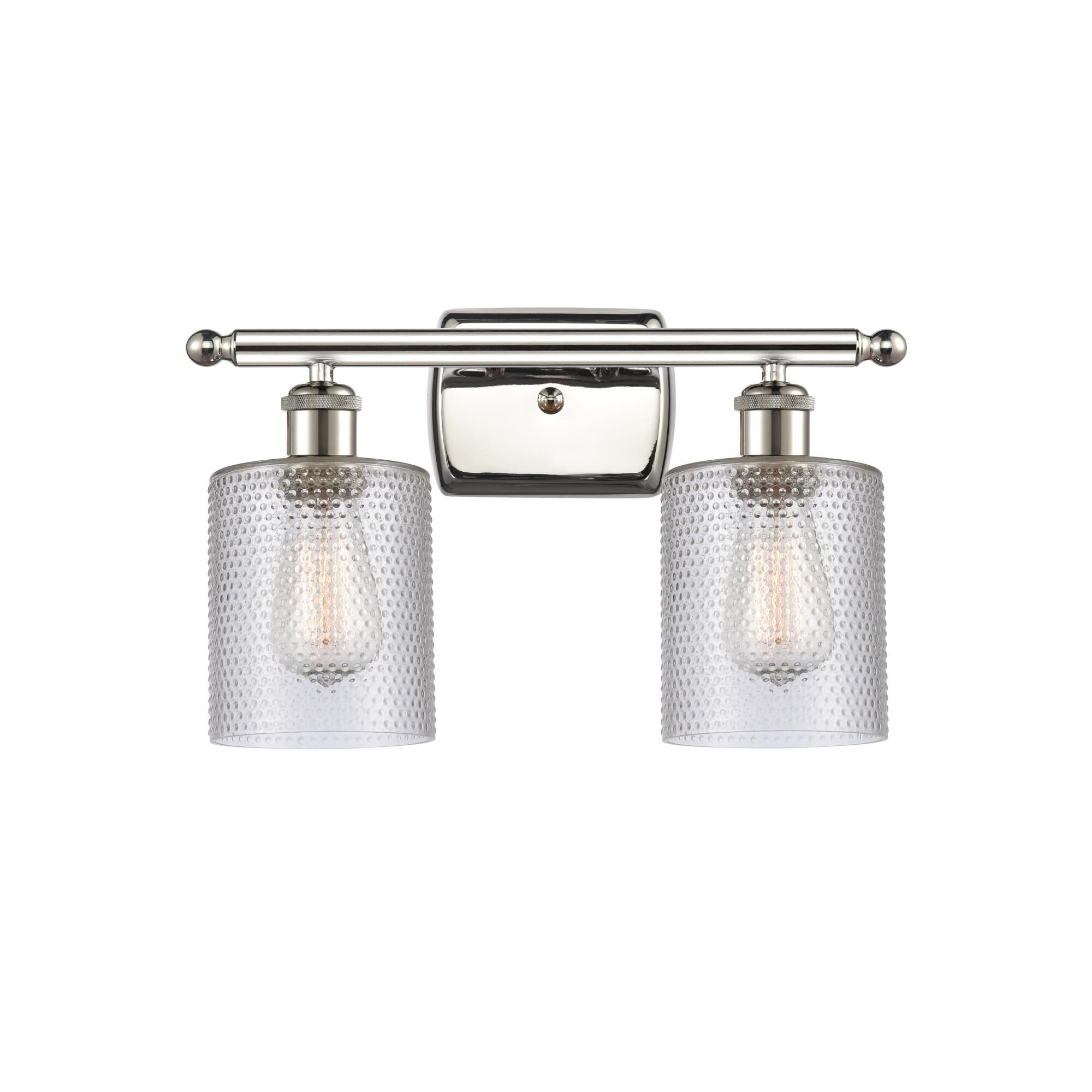 Shown in Polished Nickel finish and Drum glass and Glass shade and Polished Chrome accent