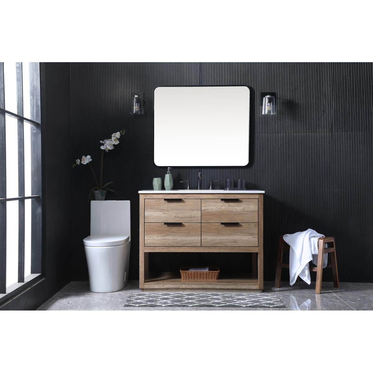 Shown in Natural Oak finish