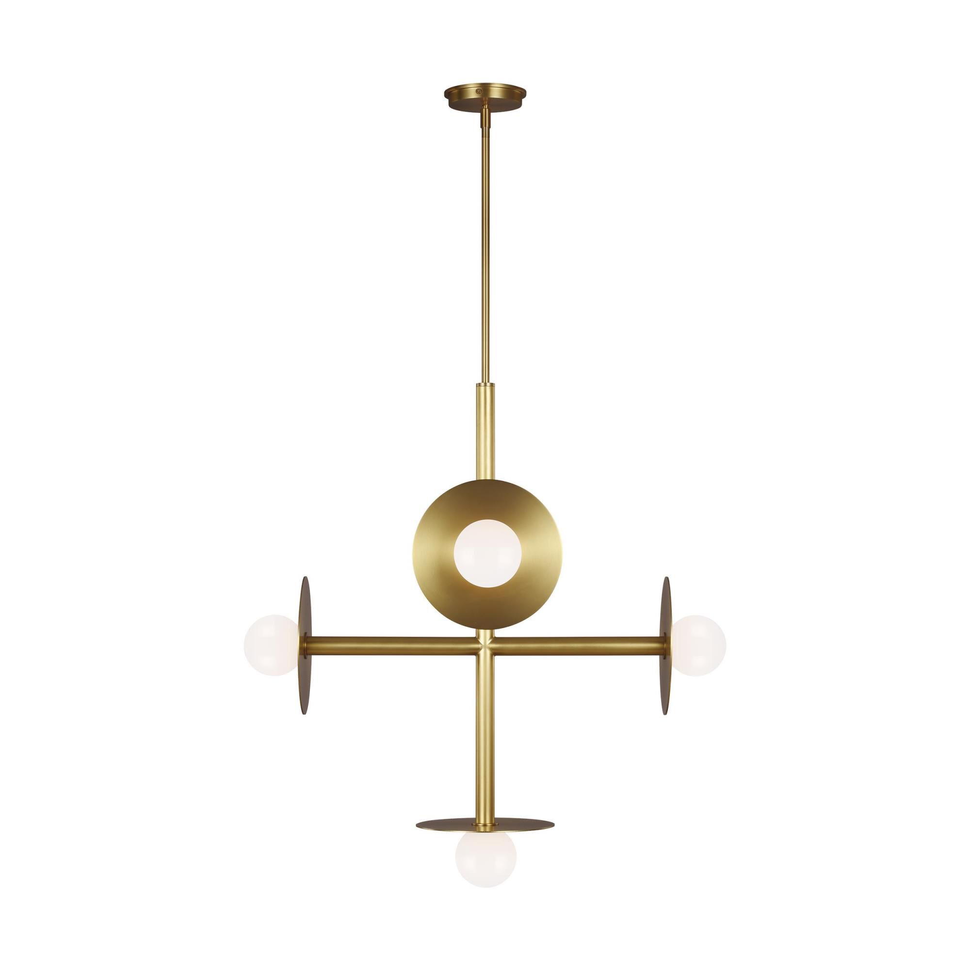 Kelly Wearstler Nodes 27 Inch 5 Light Chandelier by Visual Comfort Studio Collection