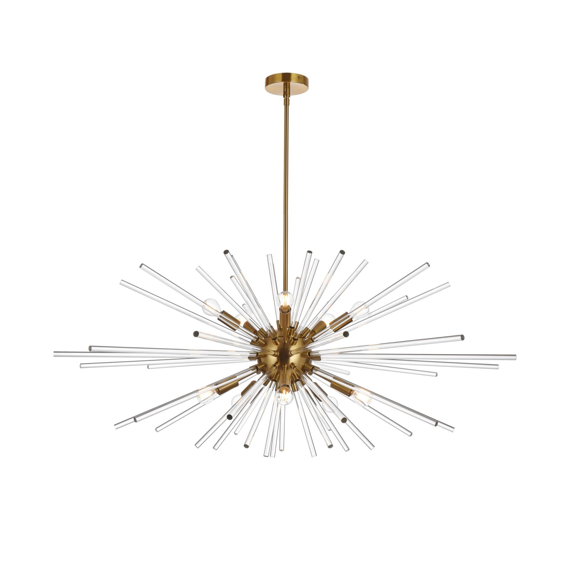 Sienna 46 Inch 10 Light Chandelier by Elegant Lighting