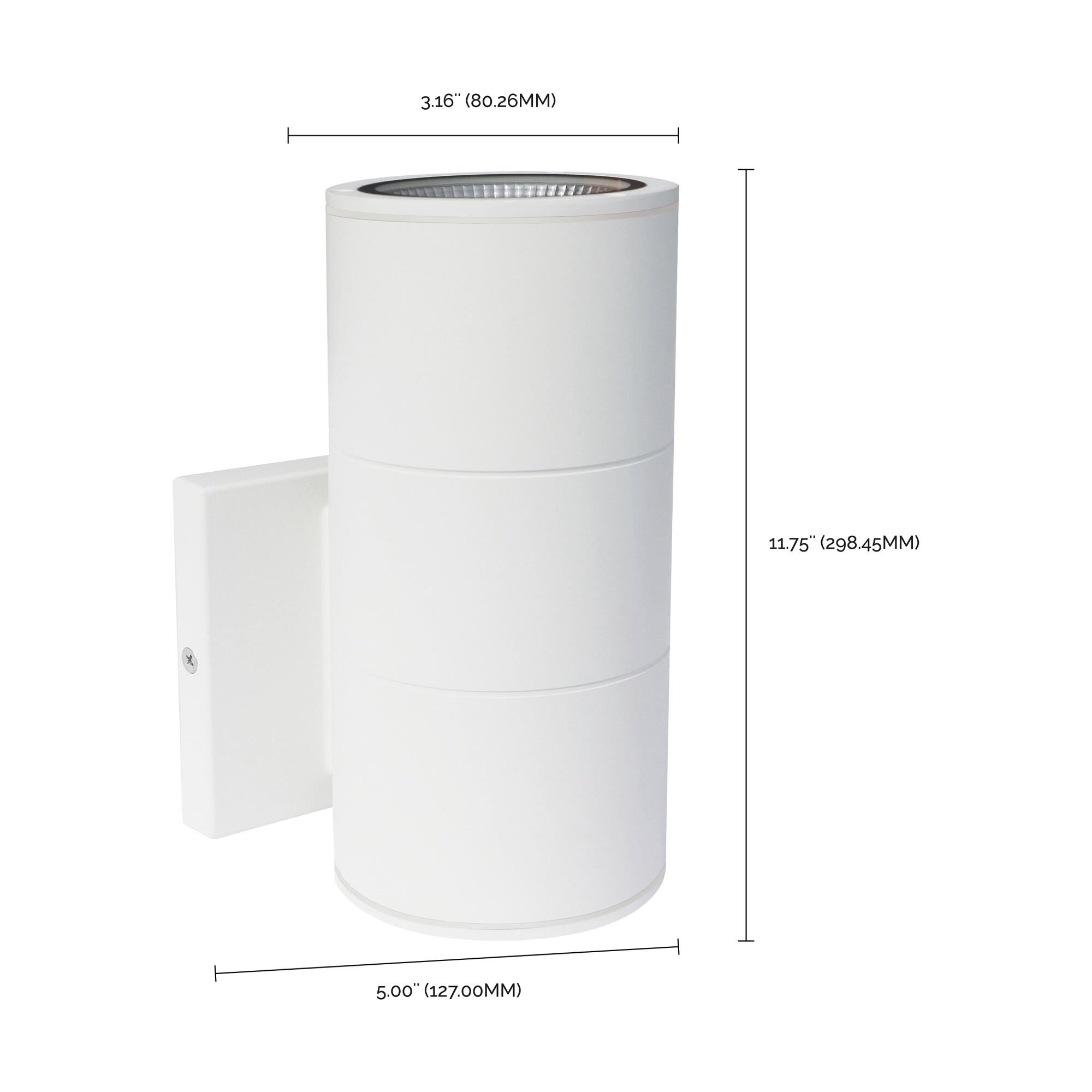 11 Inch Tall 2 Light LED Outdoor Wall Light by Nuvo Lighting