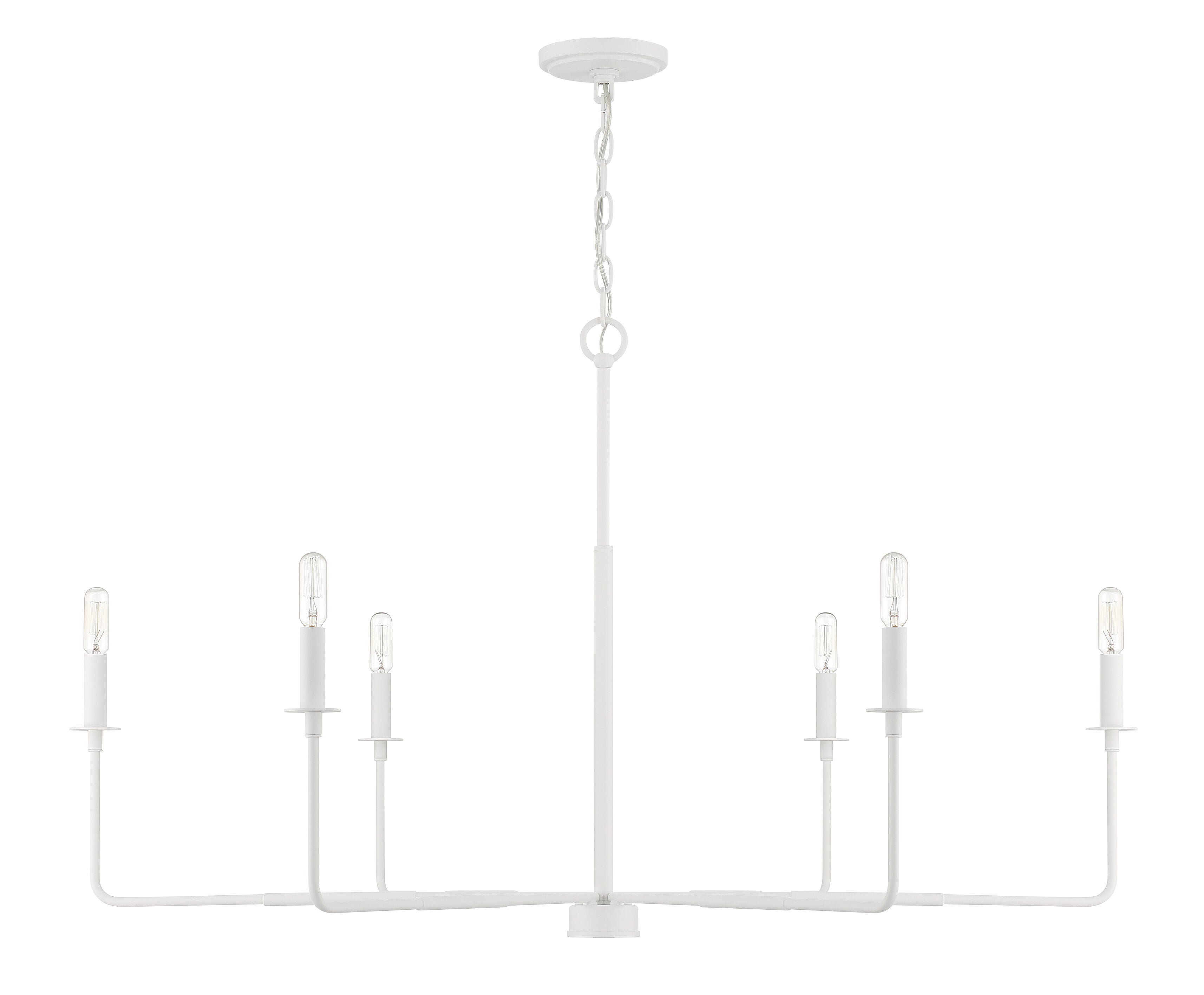 Salerno 42 Inch 6 Light Chandelier by Savoy House