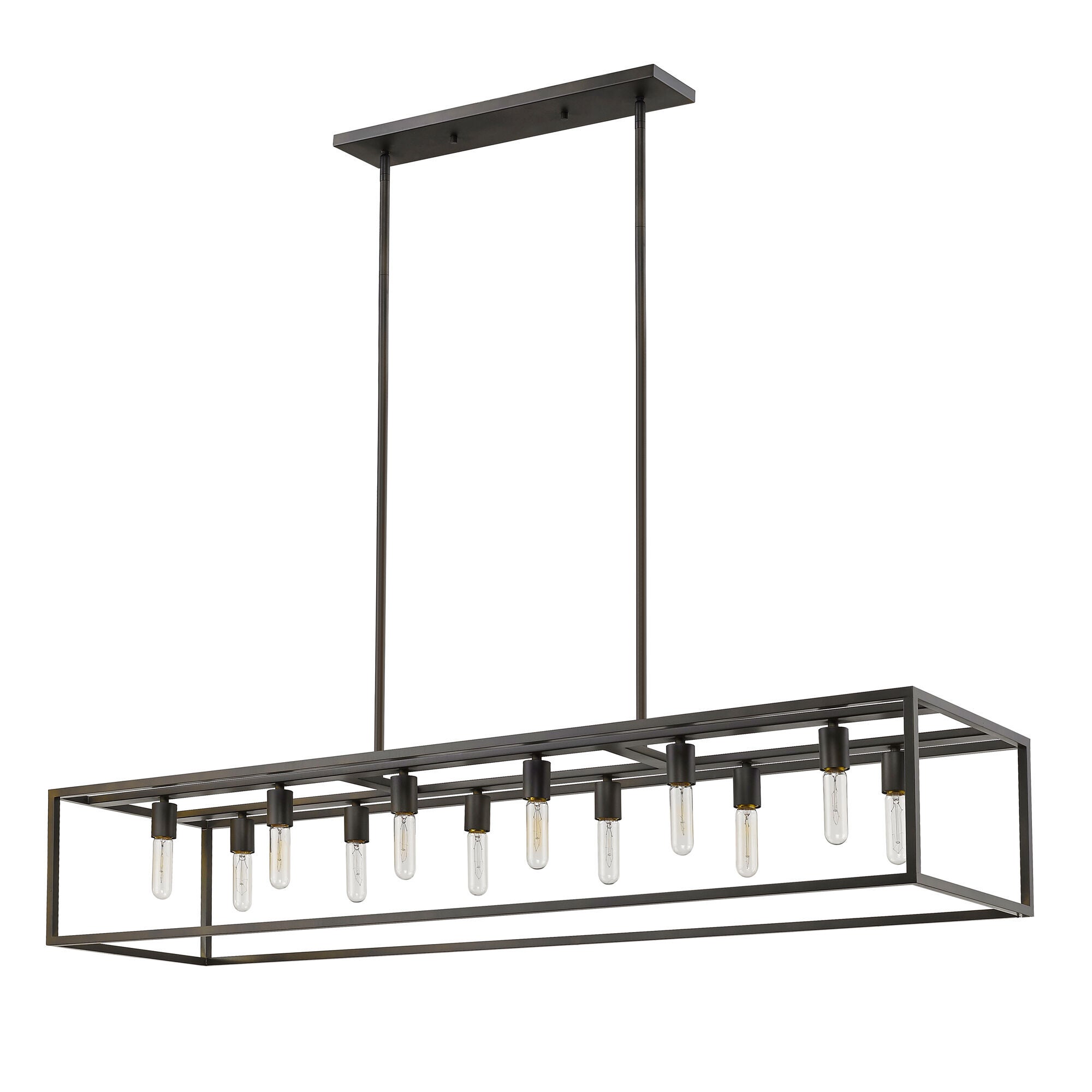 Shown in Oil-Rubbed Bronze finish and -- glass and -- shade