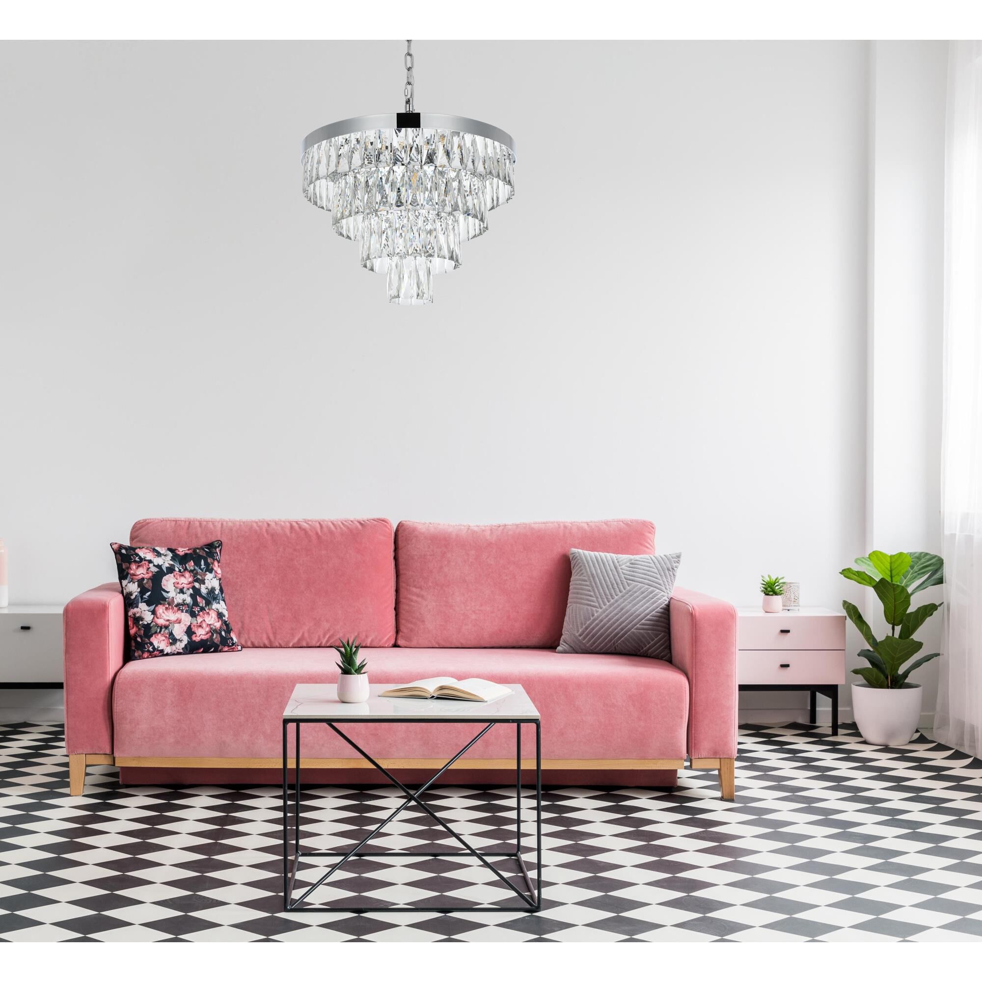 Josephine 20 Inch Mini Chandelier by Elegant Lighting