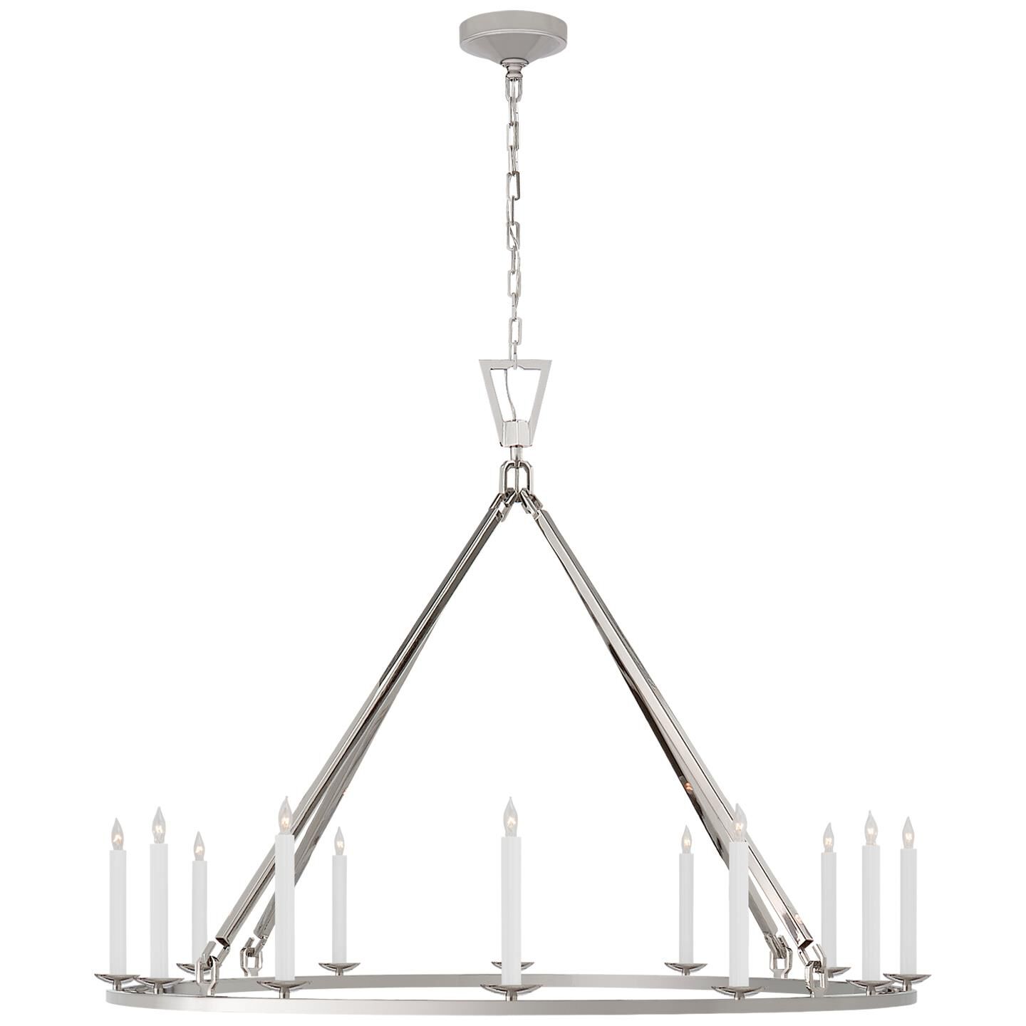 Chapman & Myers Darlana 50 Inch 12 Light Chandelier by Visual Comfort Signature Collection
